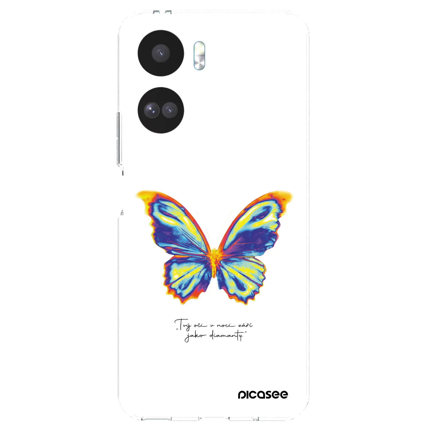 Picasee silikónový prehľadný obal pre Honor 90 Lite 5G - Diamanty White