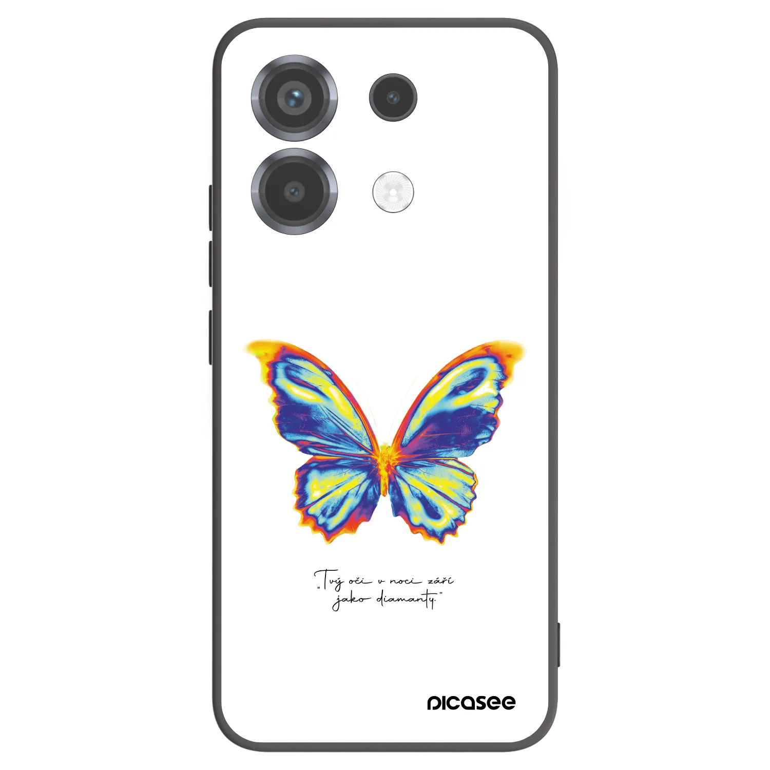 Picasee silikónový čierny obal pre Xiaomi Poco X6 - Diamanty White