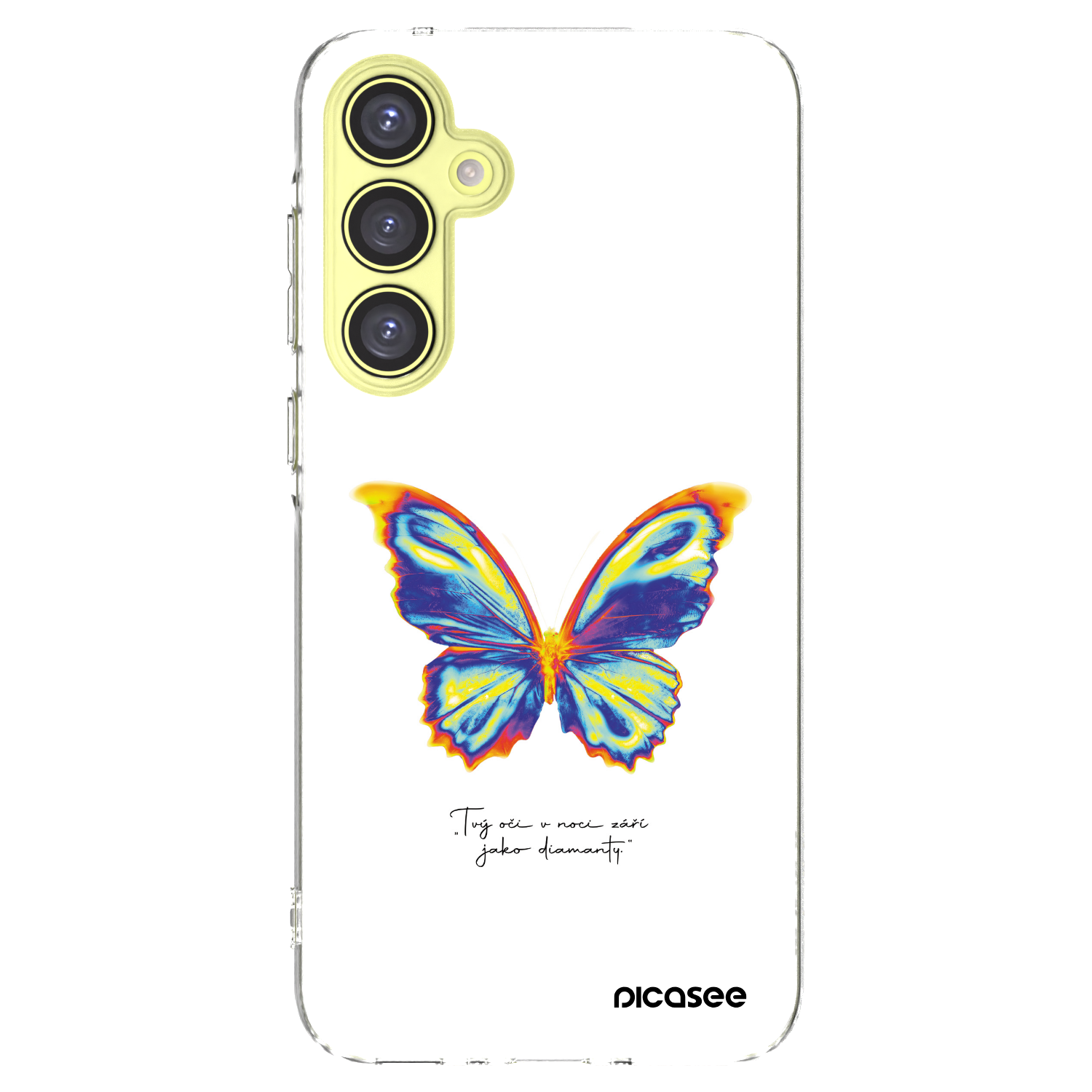 Picasee silikónový prehľadný obal pre Samsung Galaxy A35 5G A356B - Diamanty White