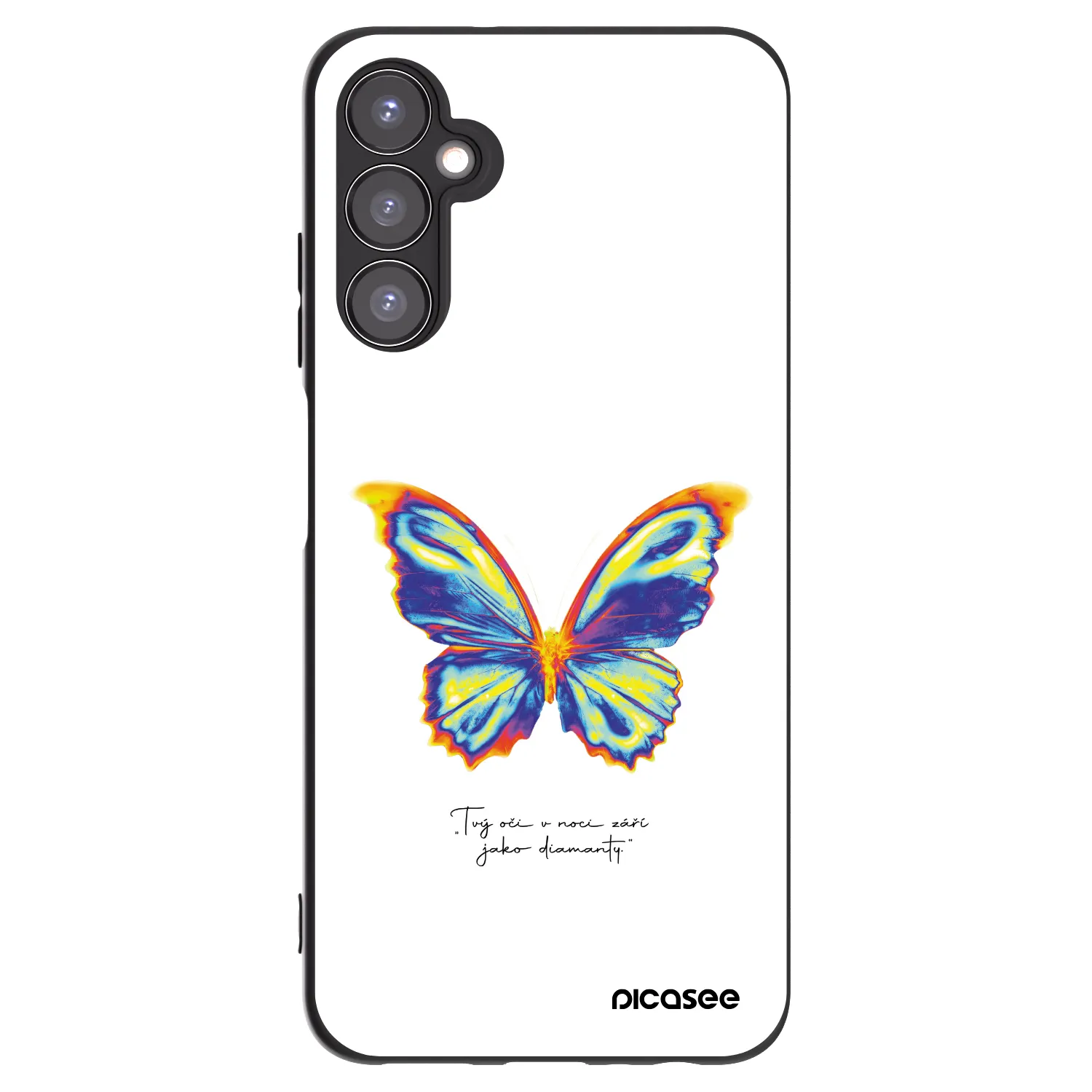 Picasee silikónový čierny obal pre Samsung Galaxy A05s A057G - Diamanty White