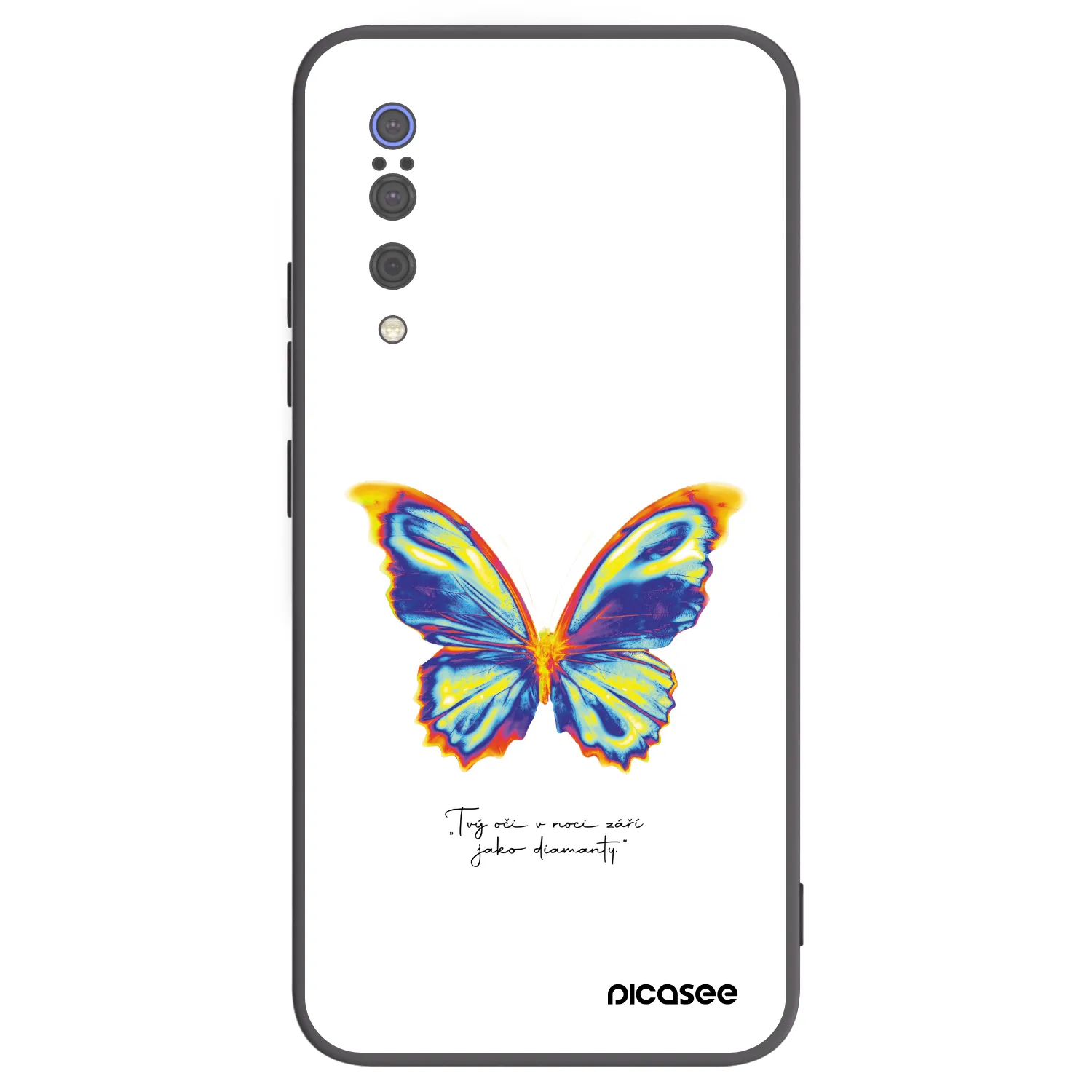Picasee silikónový čierny obal pre Xiaomi Mi 9 - Diamanty White