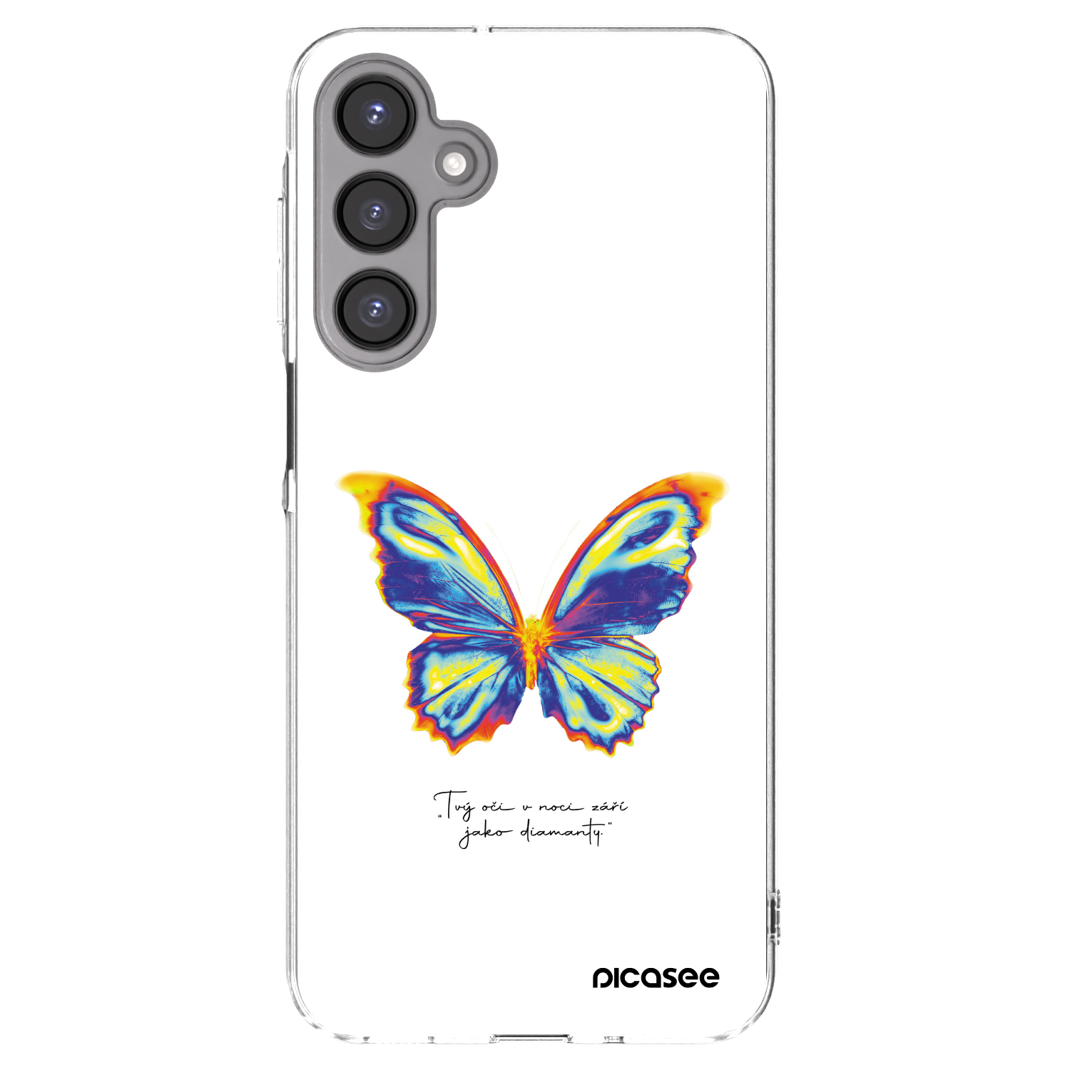Picasee silikónový prehľadný obal pre Samsung Galaxy A16 5G - Diamanty White