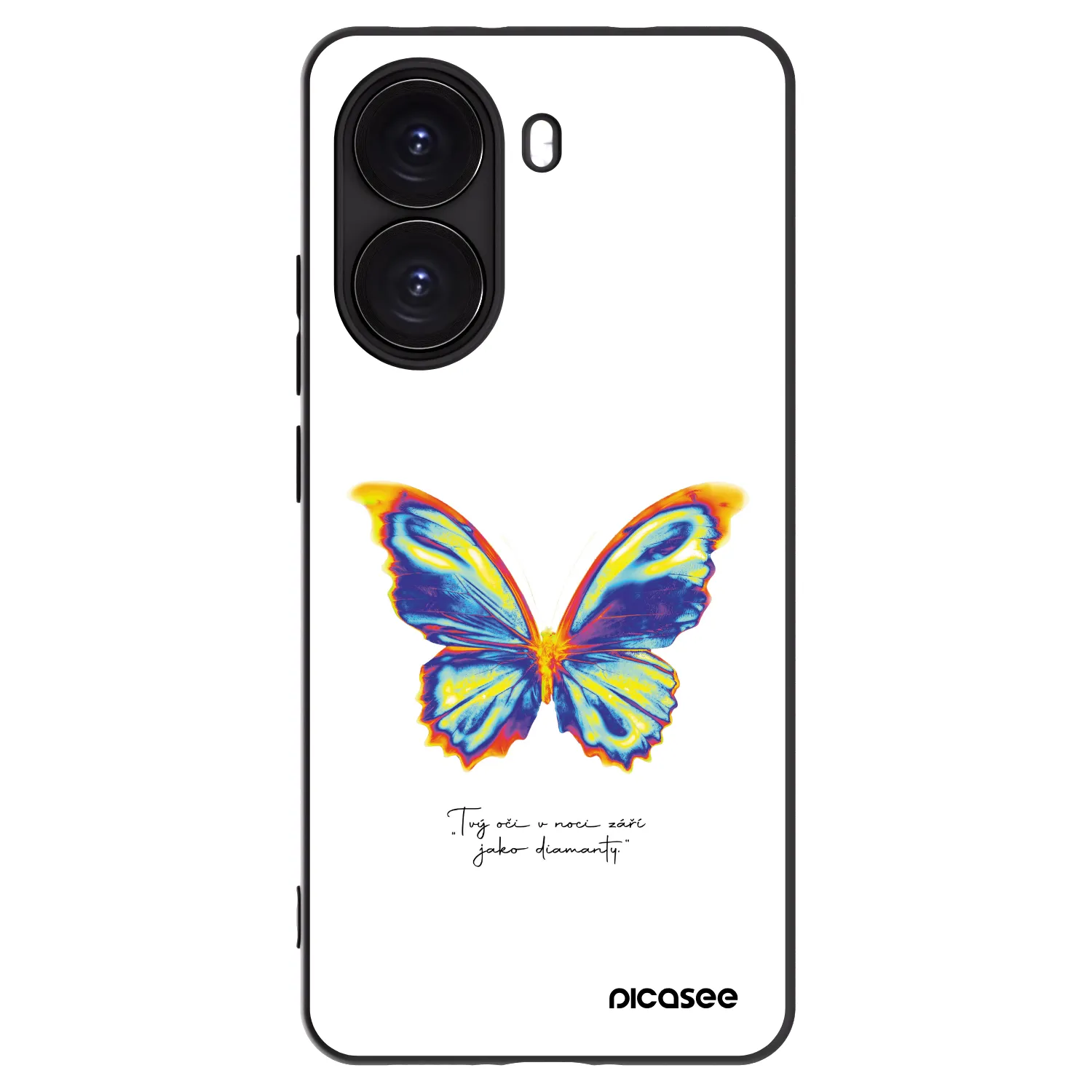 Picasee silikónový čierny obal pre Xiaomi Poco X7 Pro 5G - Diamanty White