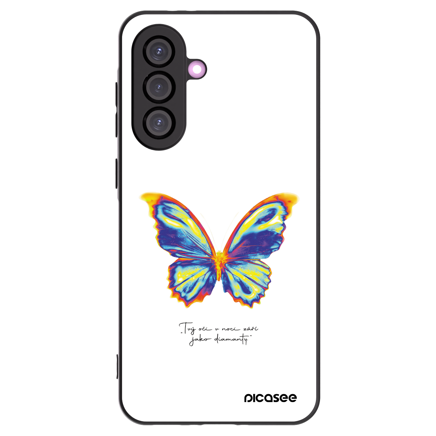 Picasee silikónový čierny obal pre Samsung Galaxy A36 5G - Diamanty White