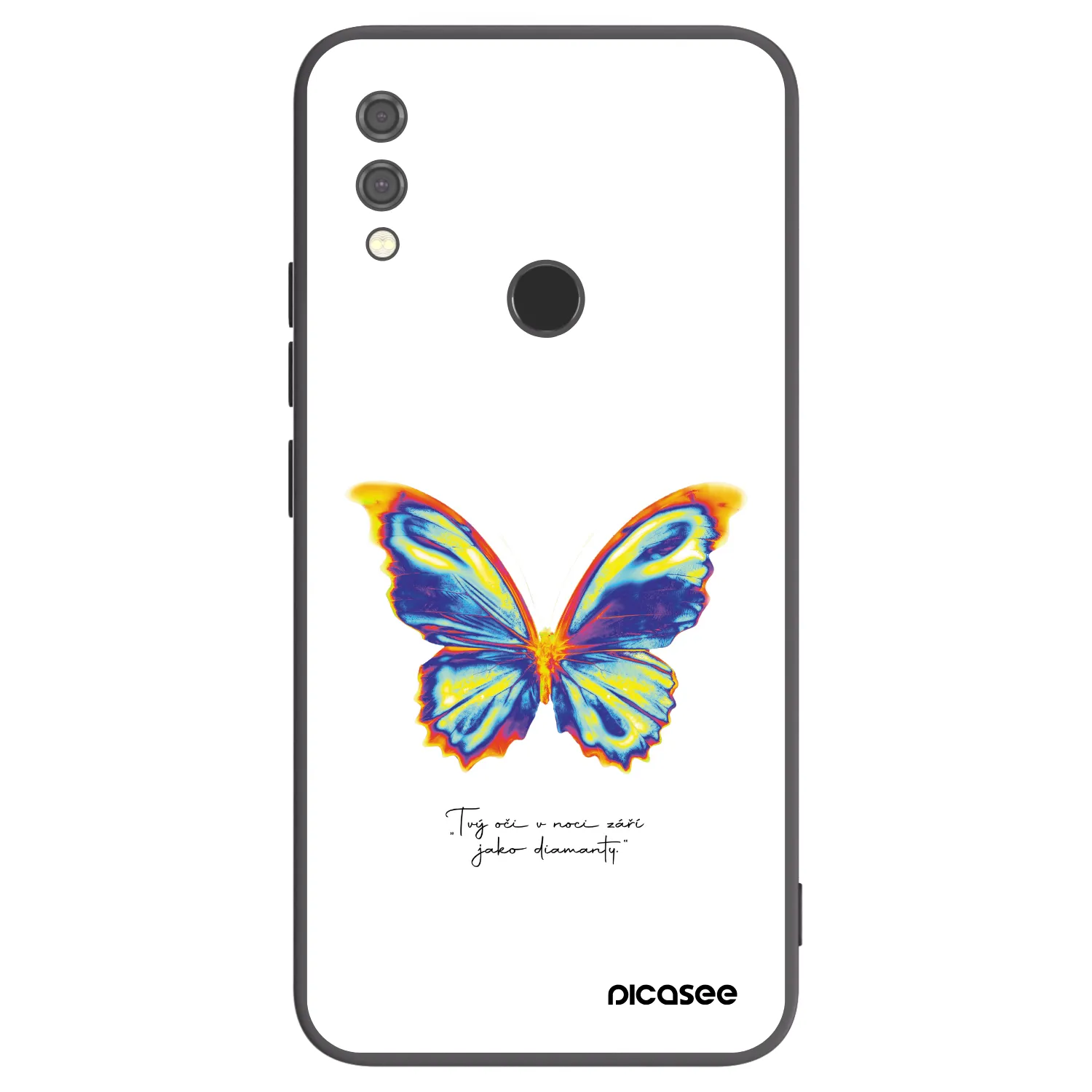 Silikónový čierny obal pre Xiaomi Redmi Note 7 - Diamanty White