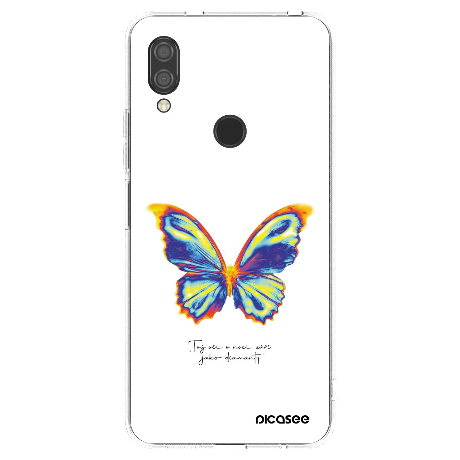 Picasee silikónový prehľadný obal pre Xiaomi Redmi 7 - Diamanty White