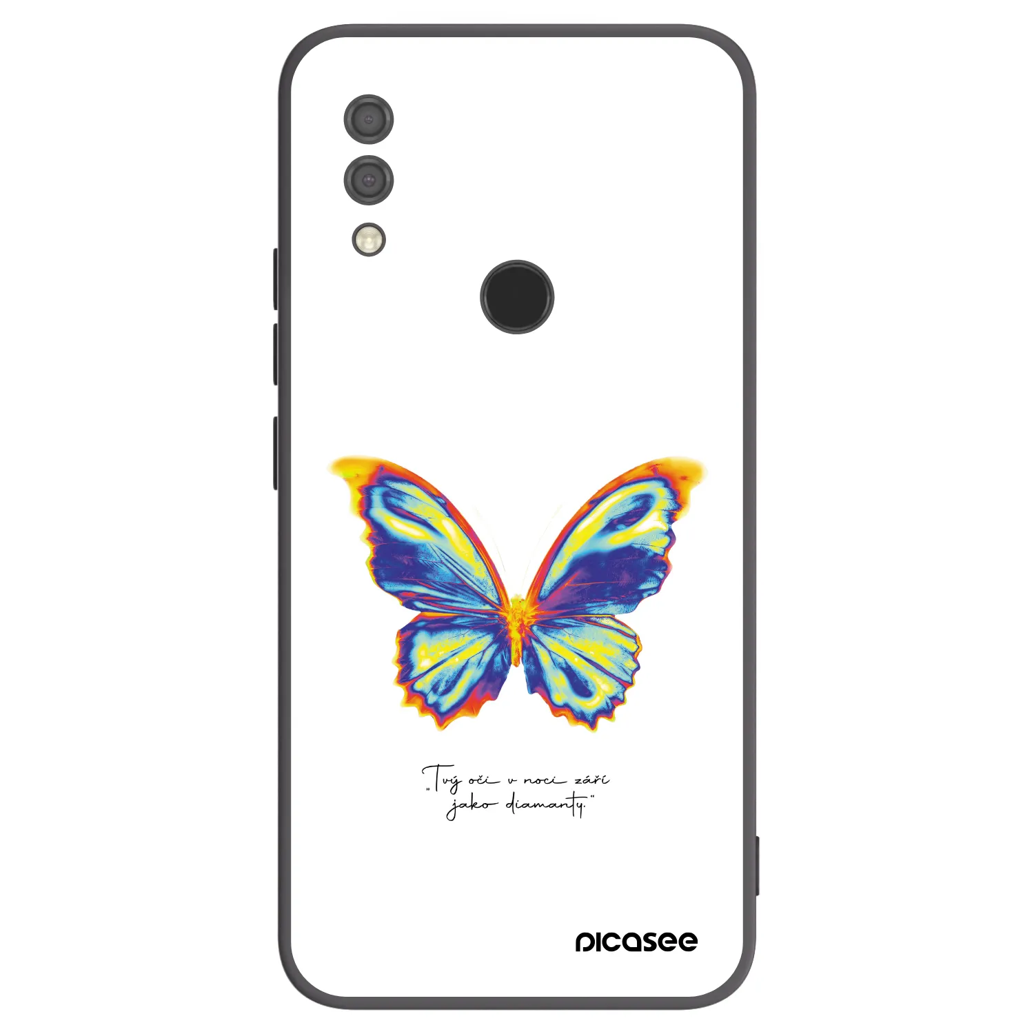 Picasee silikónový čierny obal pre Xiaomi Redmi 7 - Diamanty White