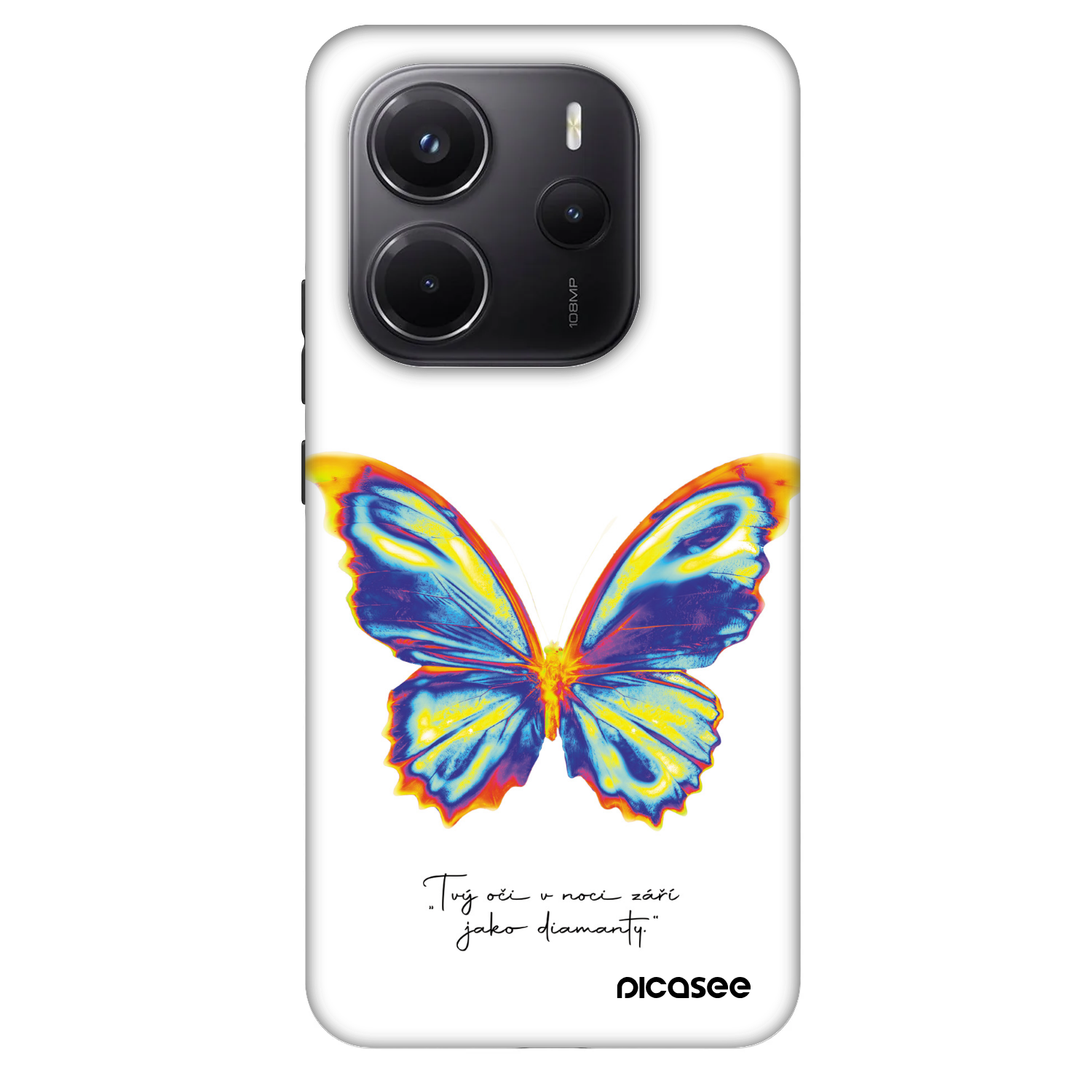 Fashion Case pre Xiaomi Redmi Note 14 5G - Diamanty White