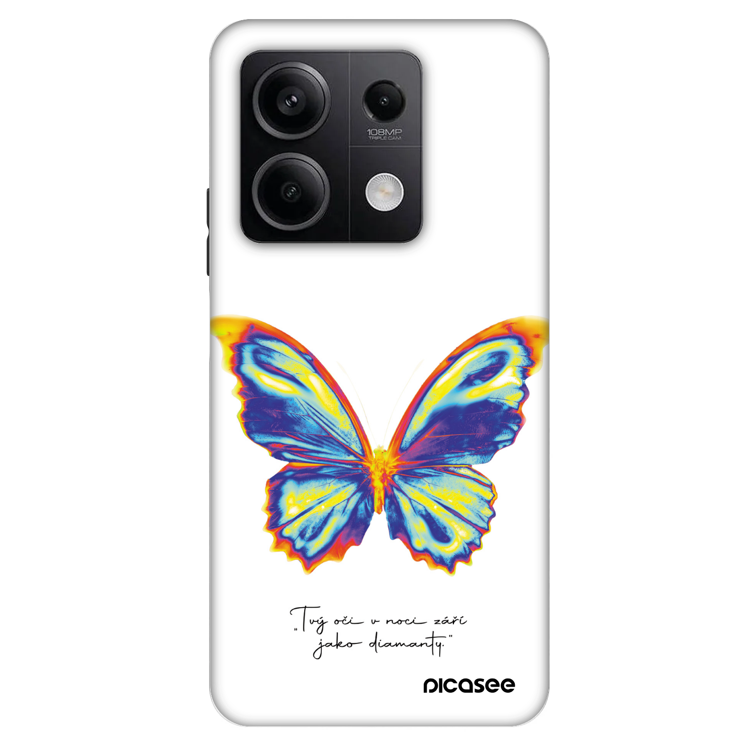 Picasee Fashion Case pre Xiaomi Redmi Note 13 5G - Diamanty White