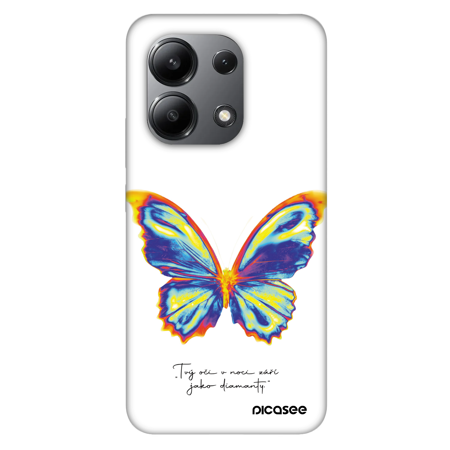 Picasee Fashion Case pre Xiaomi Redmi Note 13 4G - Diamanty White