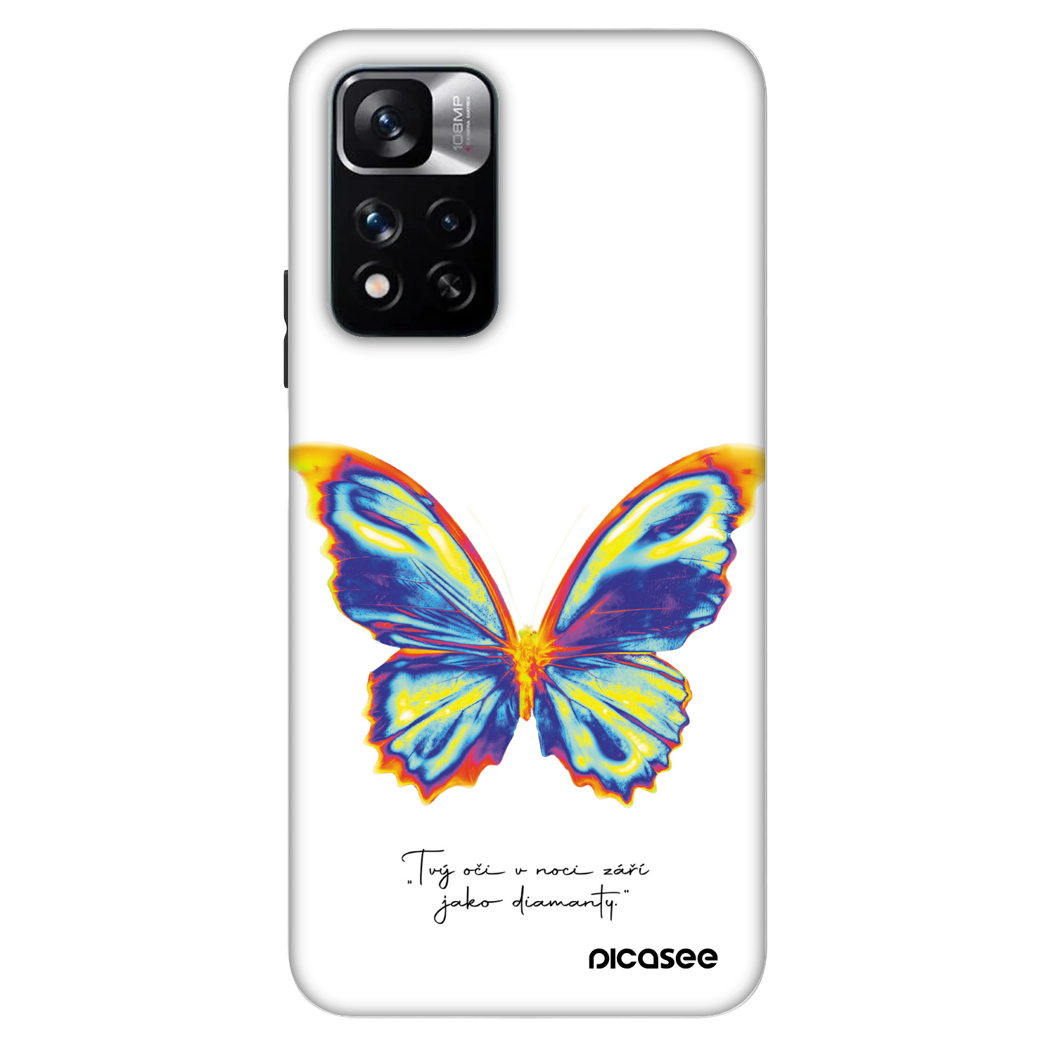 Picasee Fashion Case pre Xiaomi Redmi Note 11 Pro 5G - Diamanty White