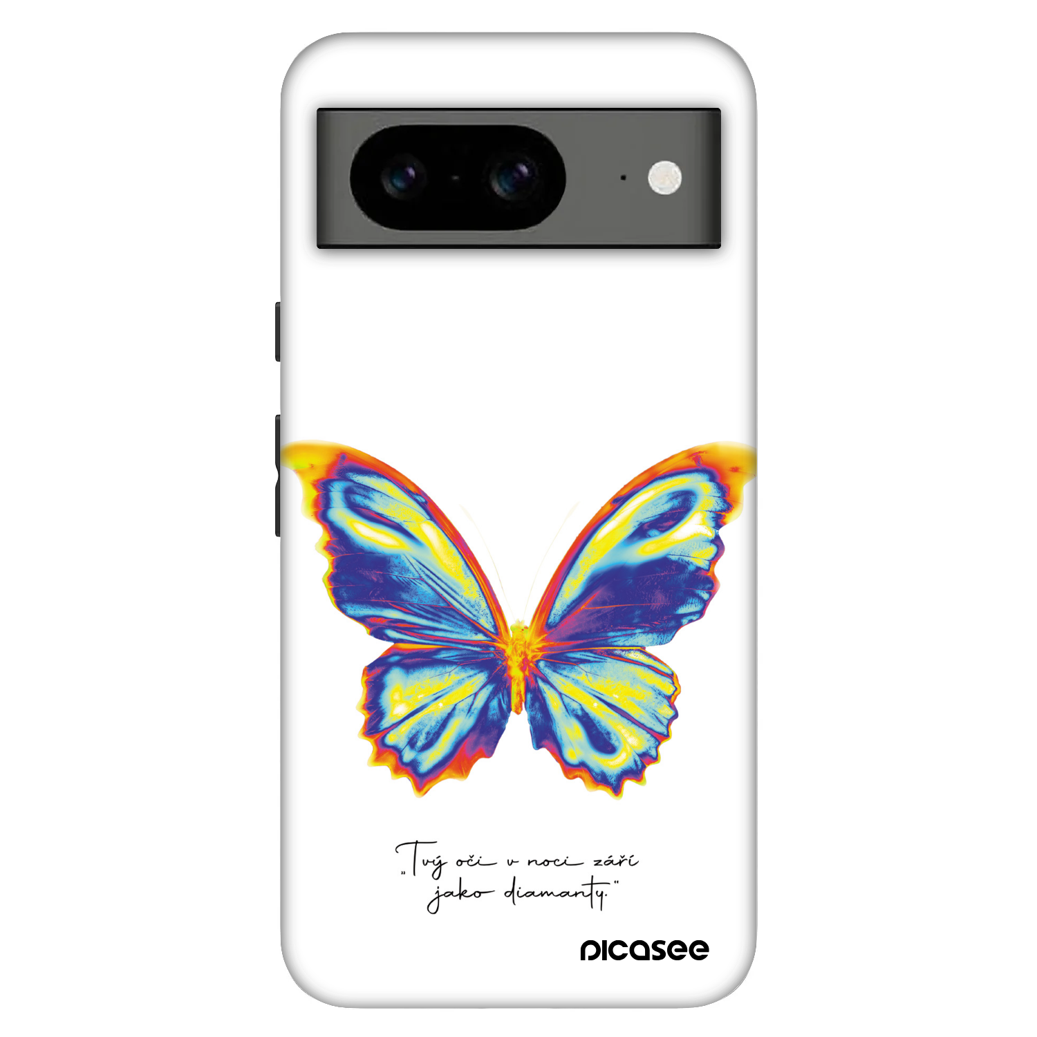 Picasee Fashion Case pre Google Pixel 8 Pro - Diamanty White