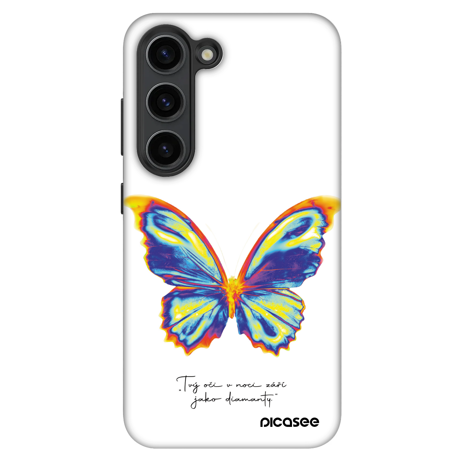 Picasee Fashion Case pre Samsung Galaxy S23+ 5G - Diamanty White