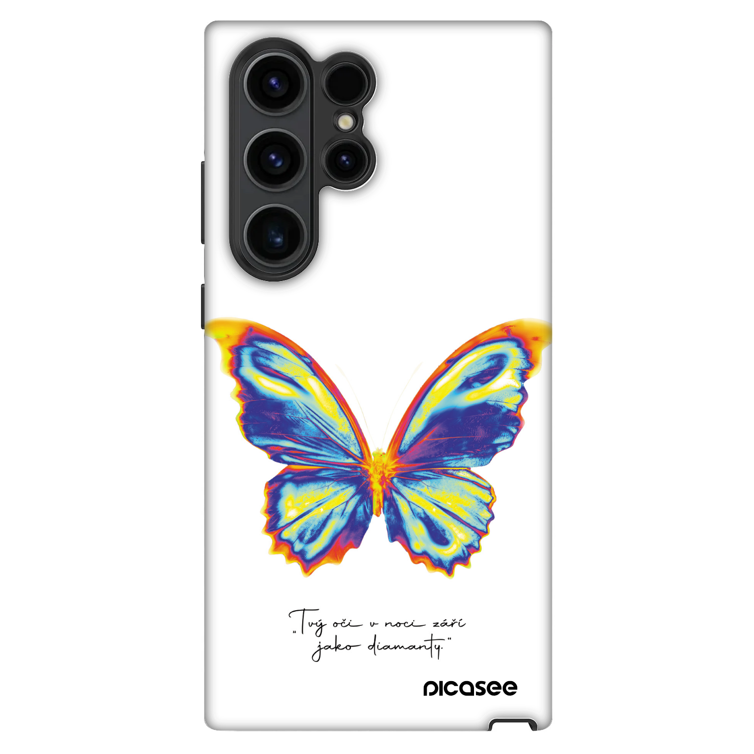Picasee Fashion Case pre Samsung Galaxy S23 Ultra 5G - Diamanty White