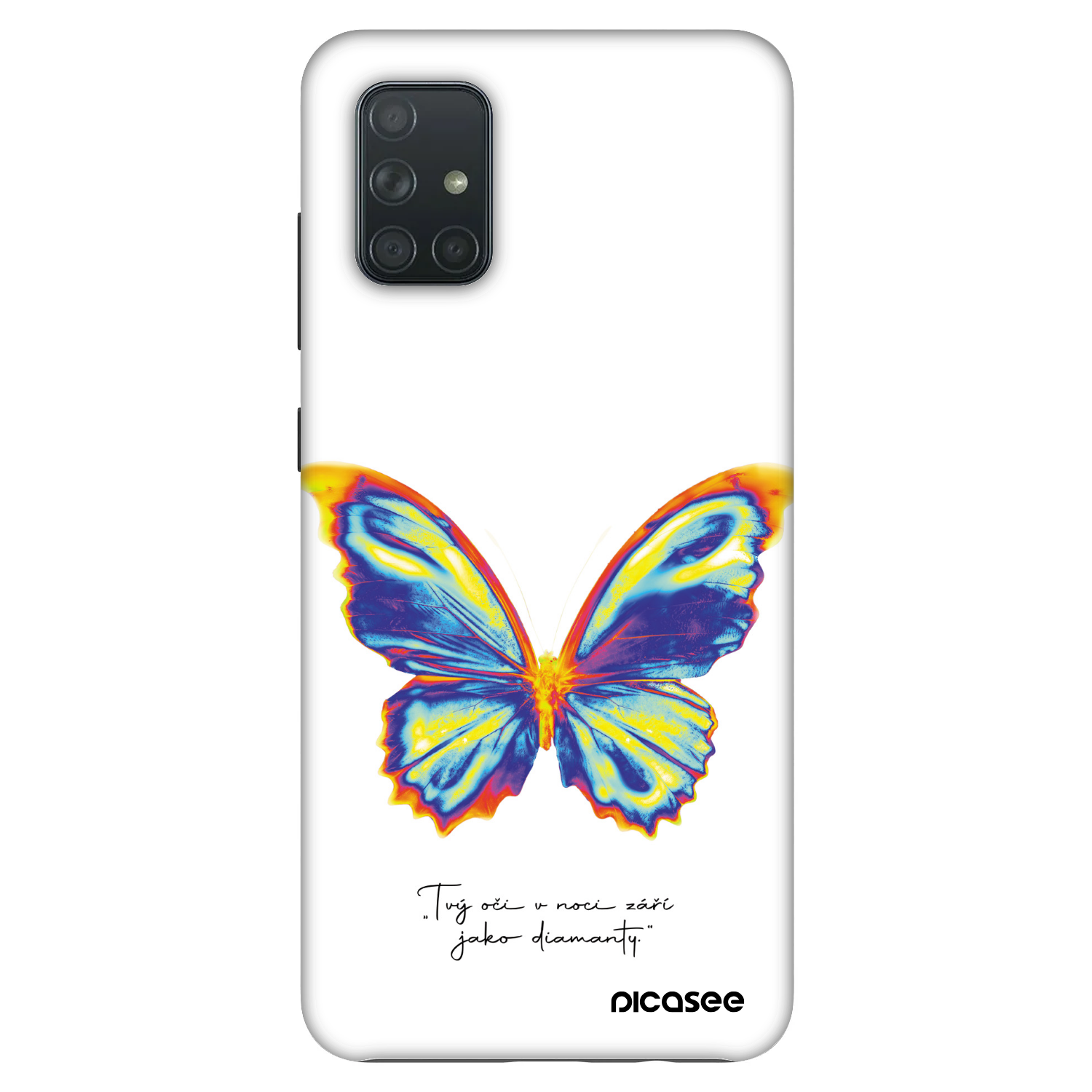 Picasee Fashion Case pre Samsung Galaxy A71 A715F - Diamanty White