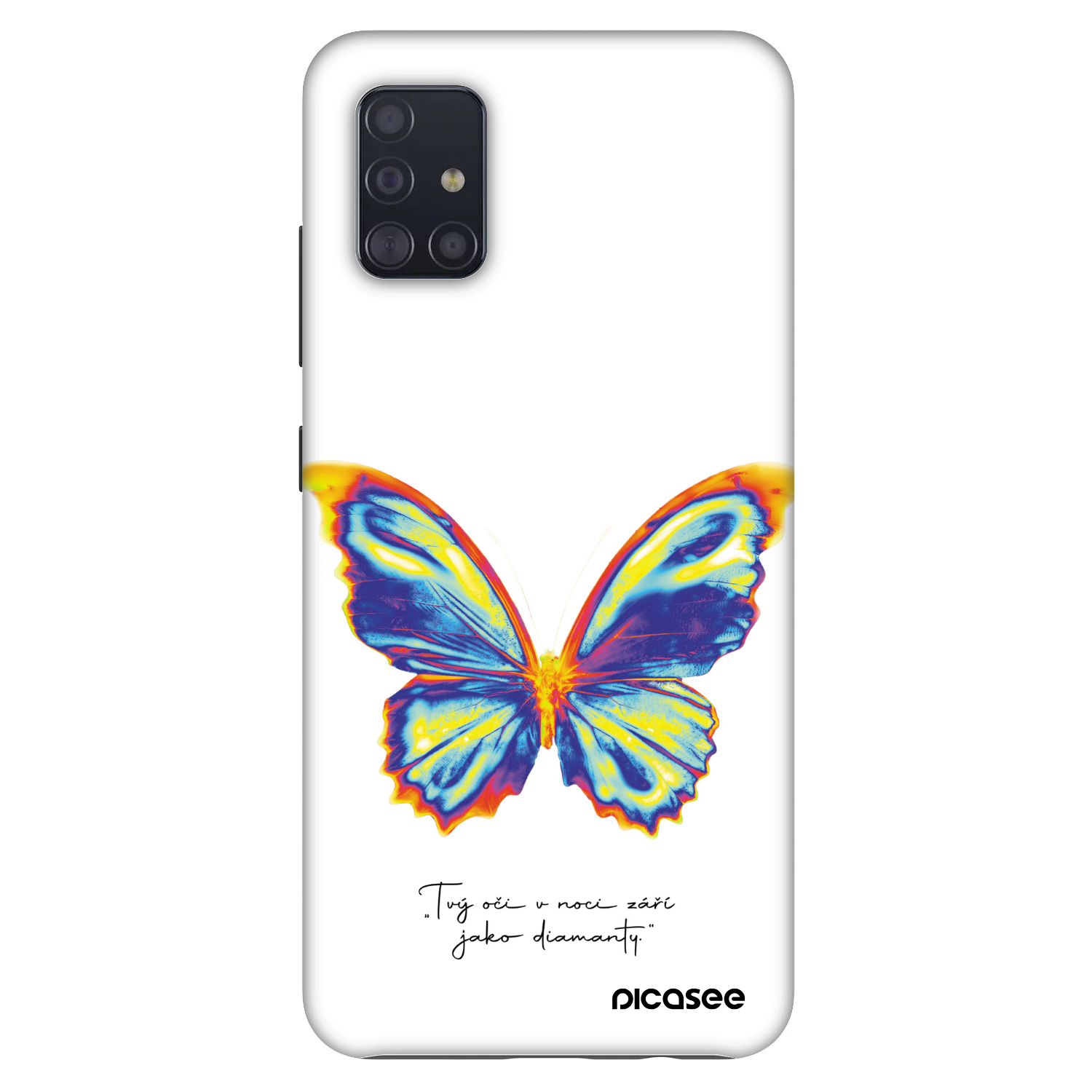 Picasee Fashion Case pre Samsung Galaxy A51 A515F - Diamanty White