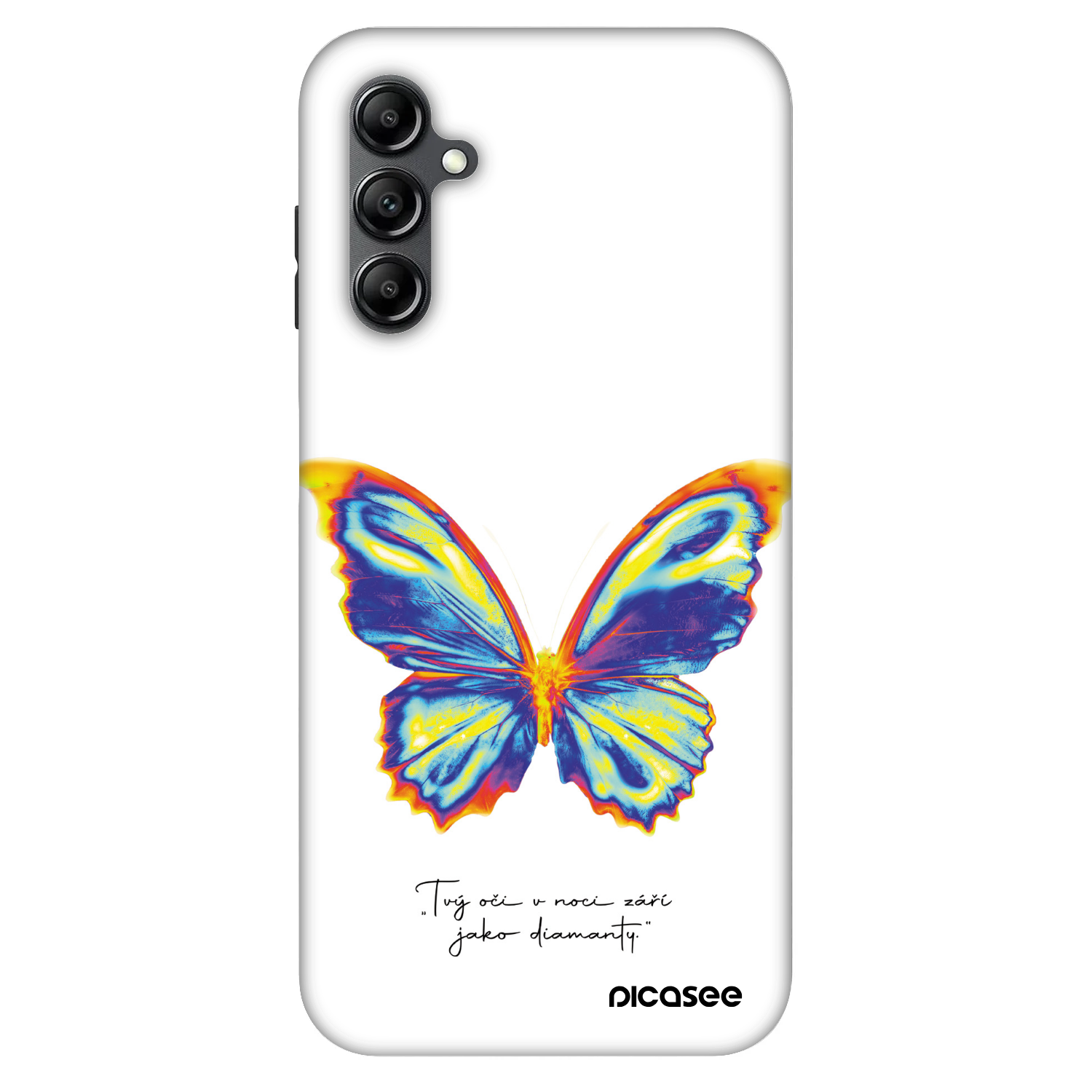 Picasee Fashion Case pre Samsung Galaxy A14 4G A145R - Diamanty White