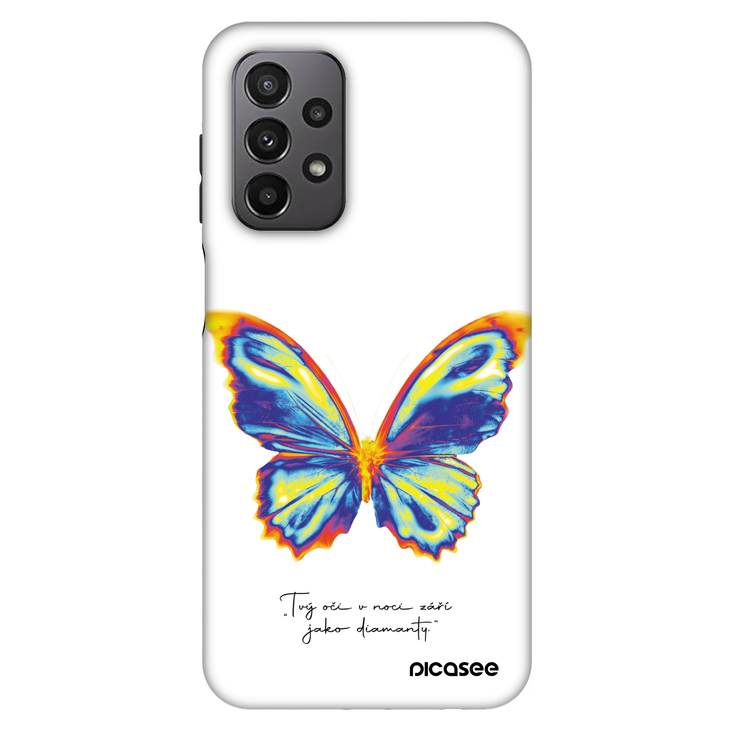 Picasee Fashion Case pre Samsung Galaxy A23 A235F 4G - Diamanty White
