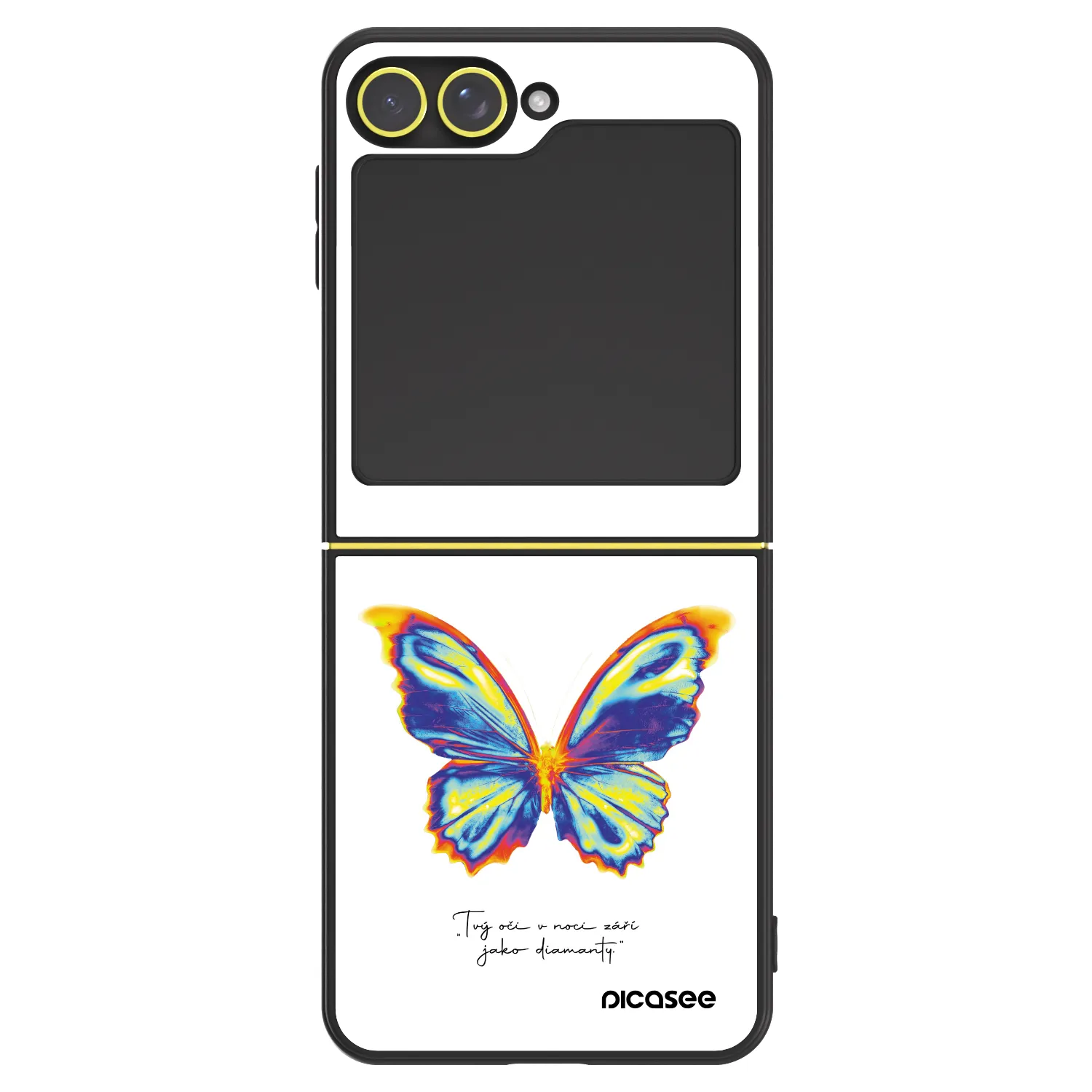 Picasee ULTIMATE CASE pro Samsung Galaxy Z Flip7 FE 5G - Diamanty White