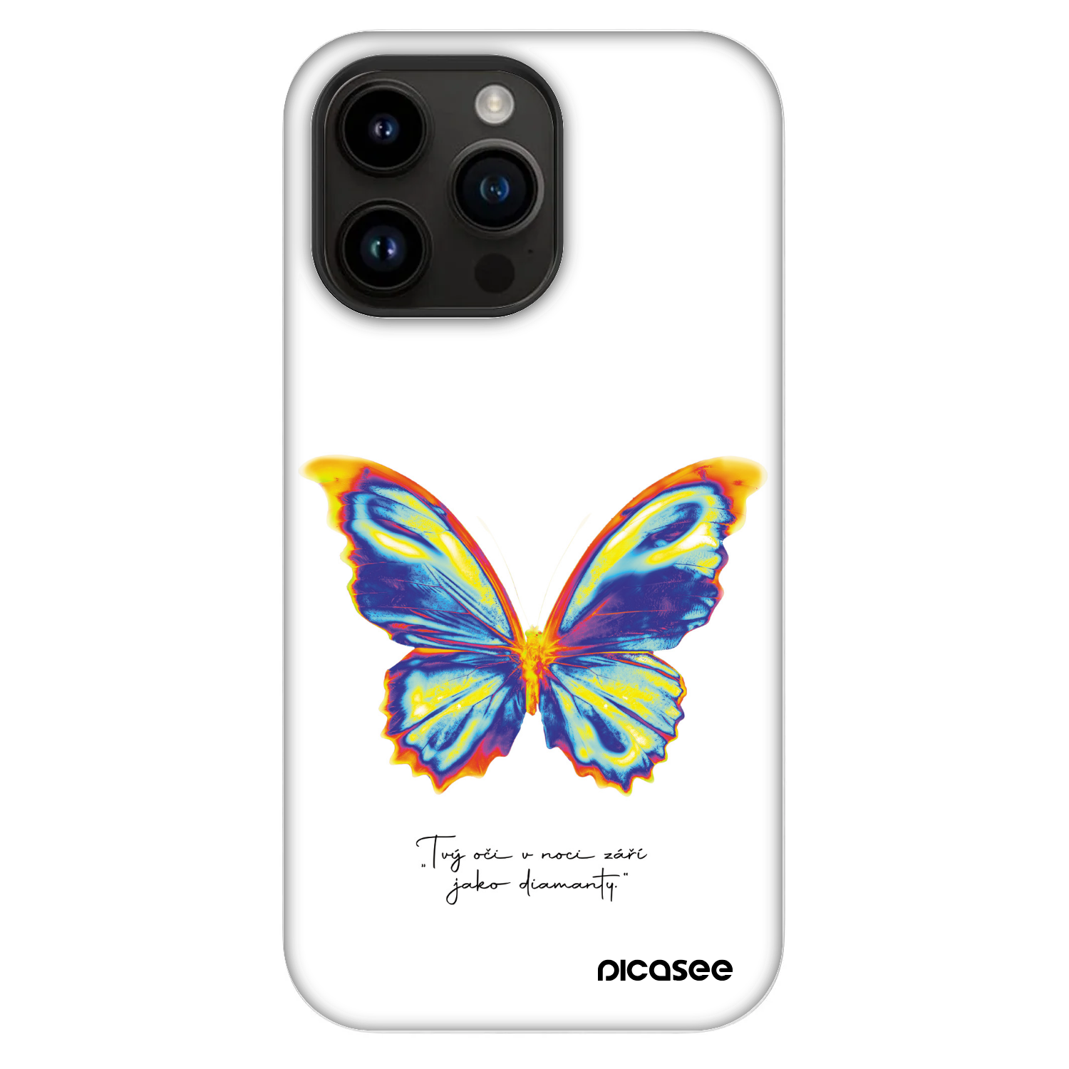 Picasee Fashion Case MagSafe pre Apple iPhone 14 Pro Max - Diamanty White