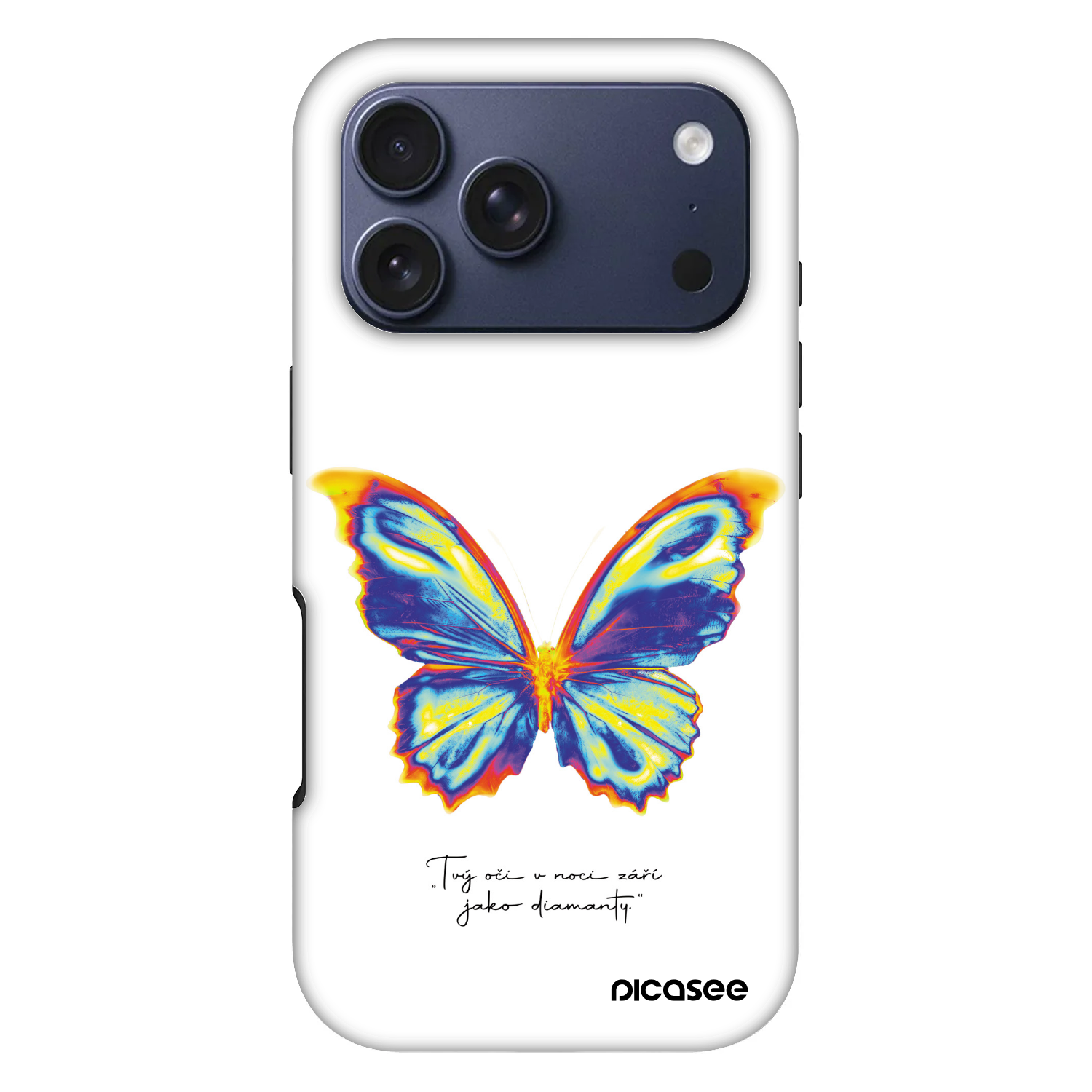 Picasee Fashion Case MagSafe pre Apple iPhone 17 Pro - Diamanty White