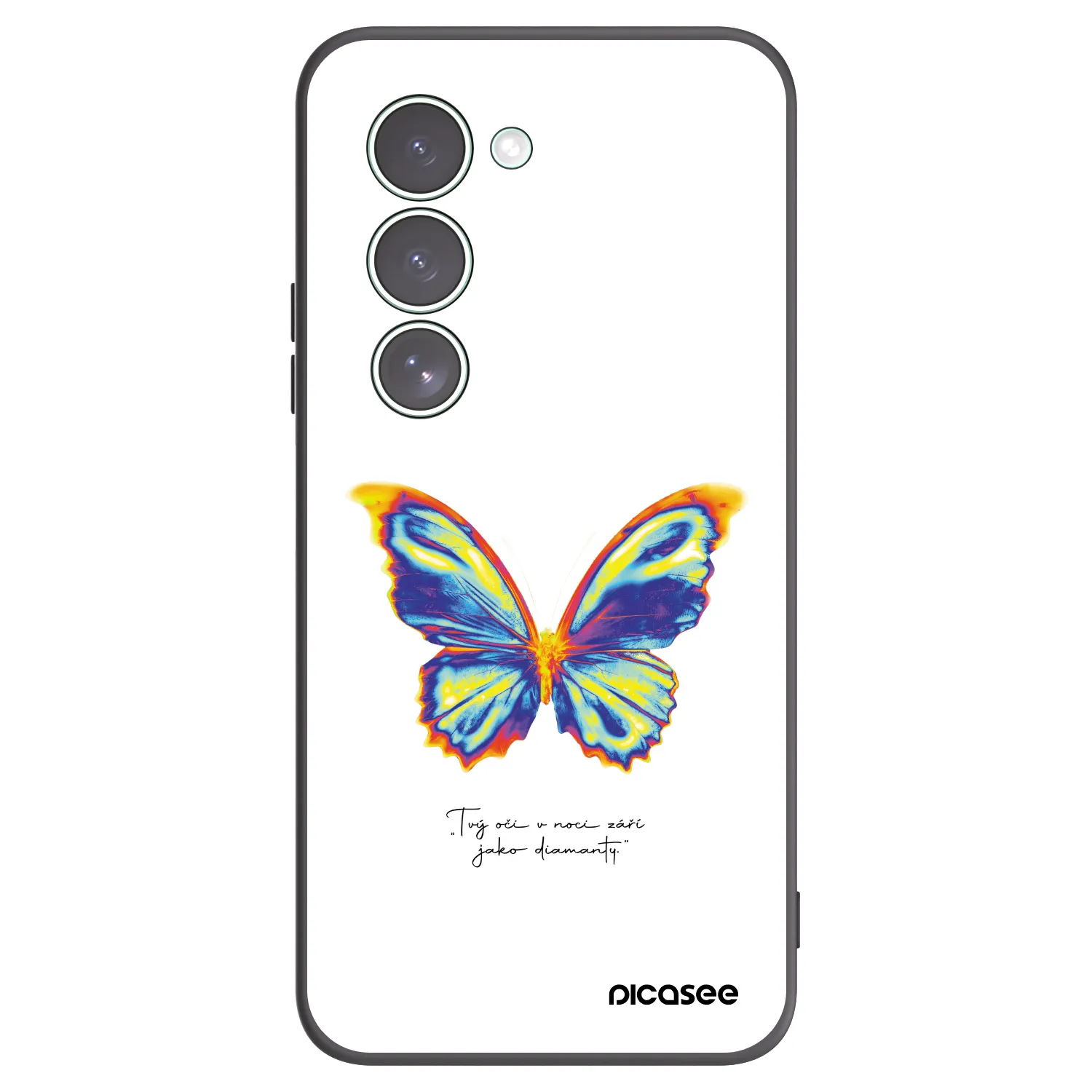 Picasee silikónový čierny obal pre Xiaomi Redmi 15 5G - Diamanty White