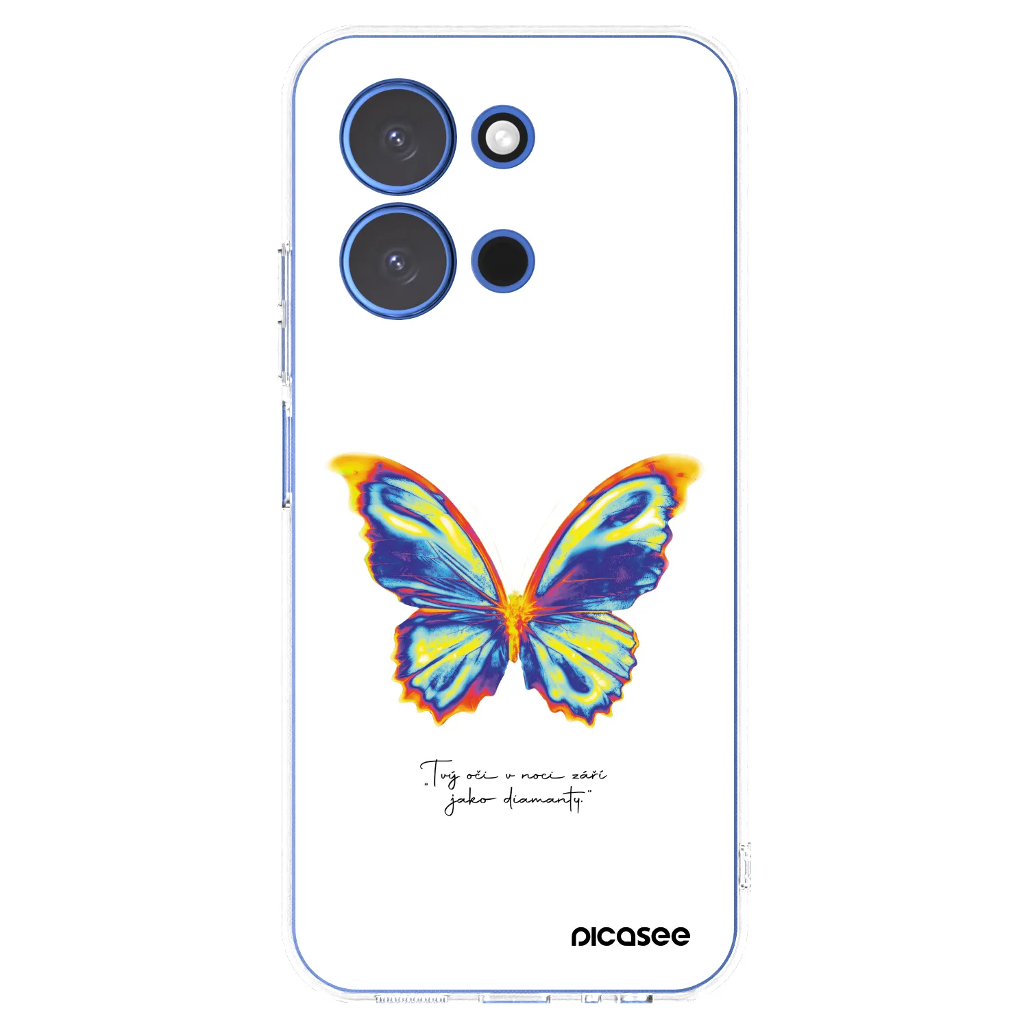 Picasee silikónový prehľadný obal pre Xiaomi Redmi 15C 4G - Diamanty White