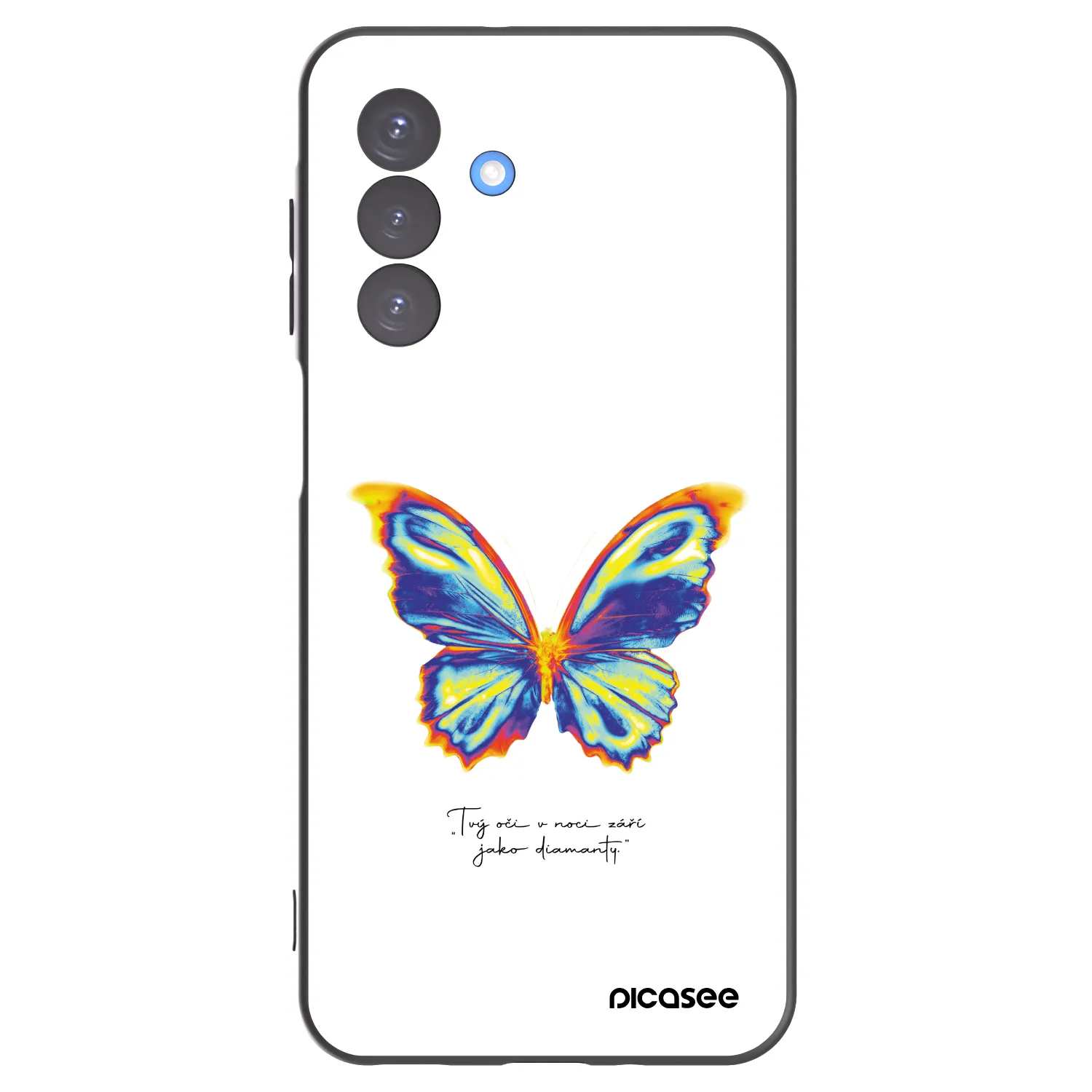 Picasee silikónový čierny obal pre Samsung Galaxy A17 5G - Diamanty White