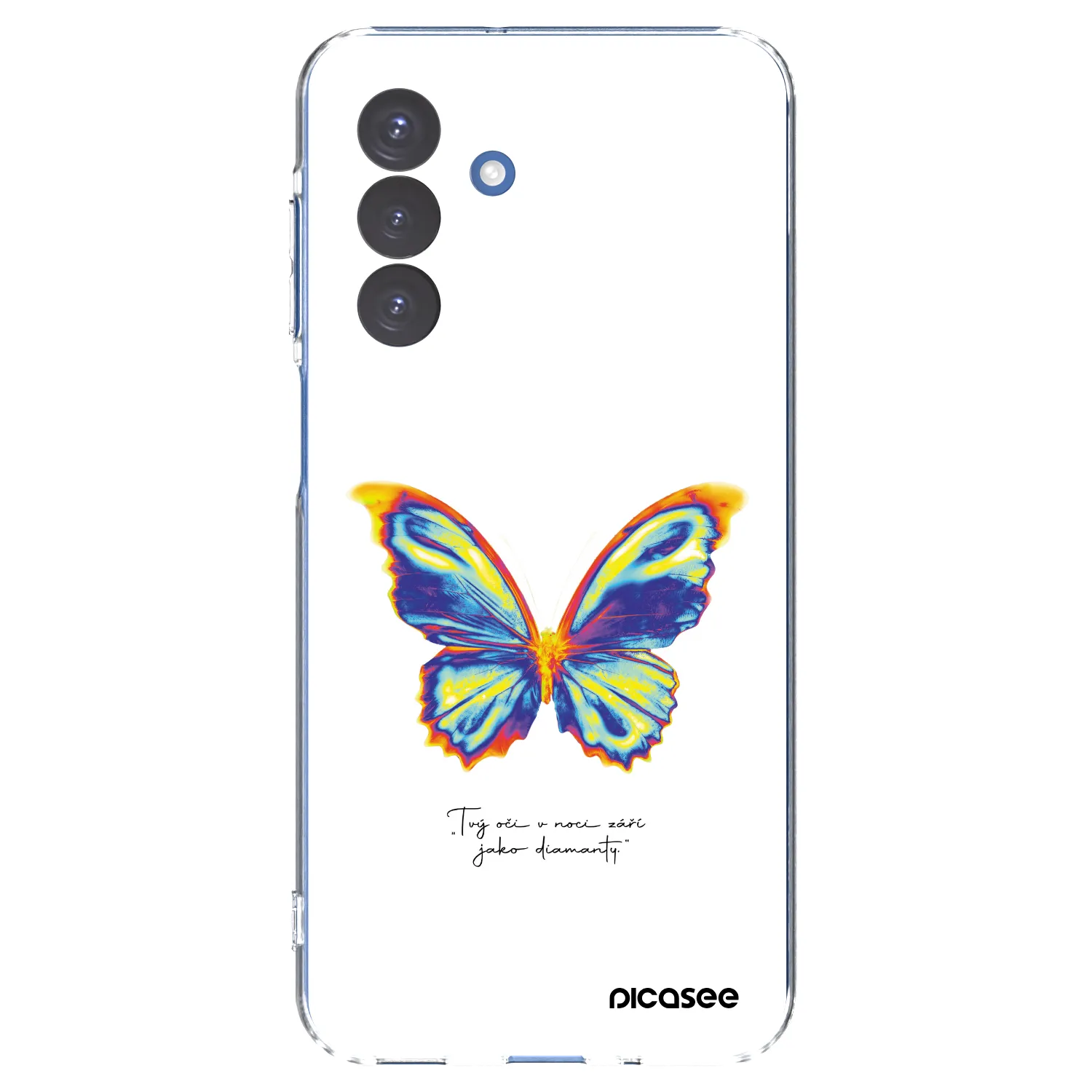 Picasee silikónový prehľadný obal pre Samsung Galaxy A17 5G - Diamanty White
