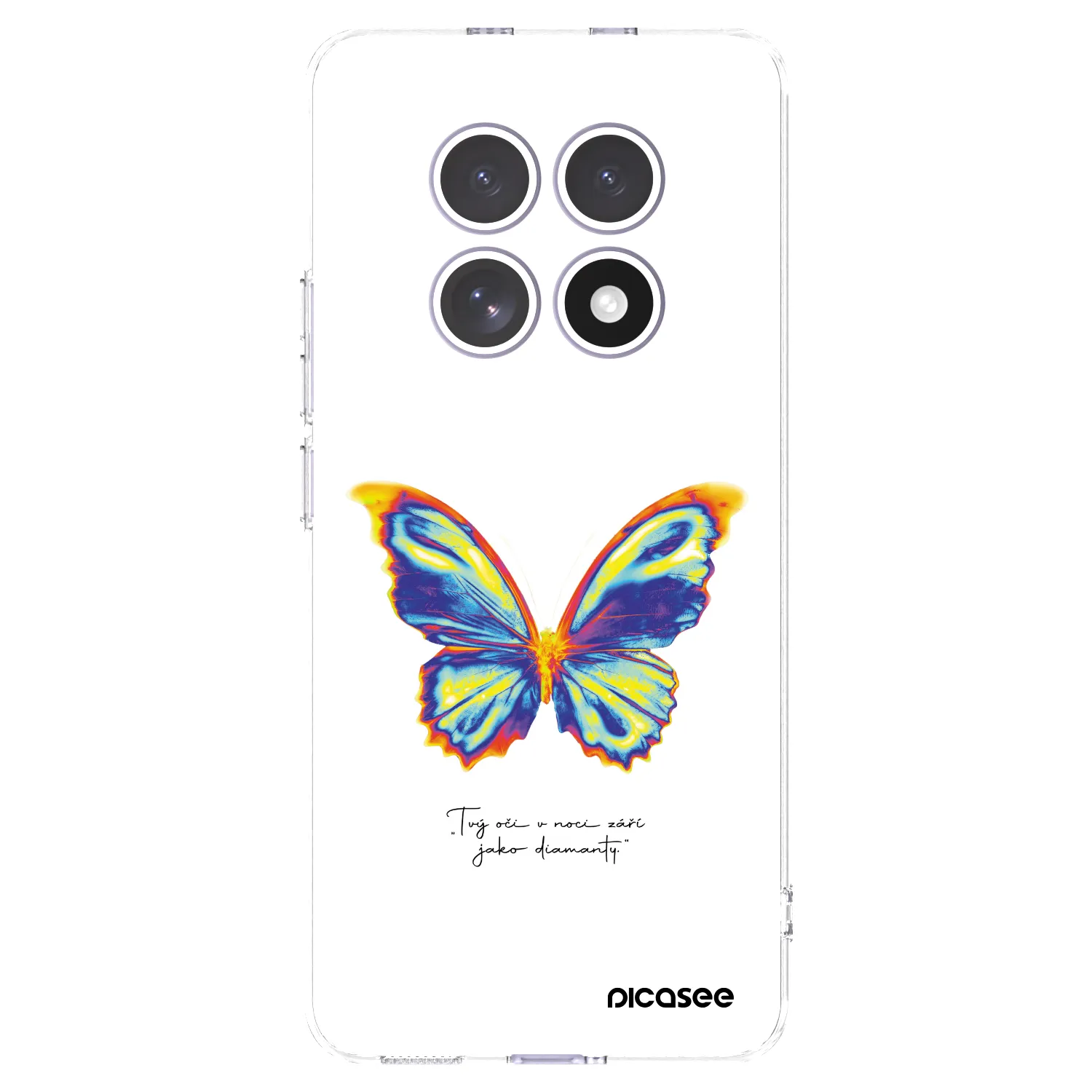 Picasee silikónový prehľadný obal pre Xiaomi Redmi Note 15 - Diamanty White