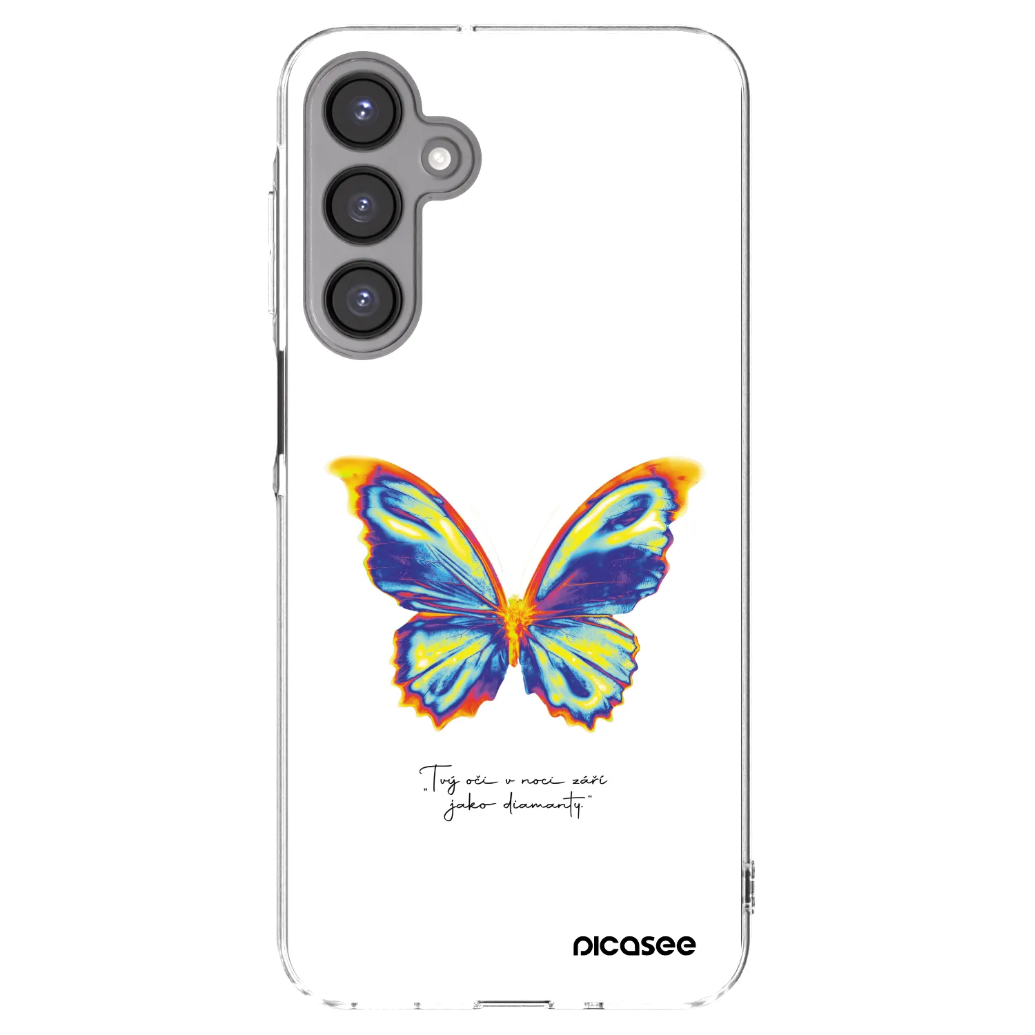 Picasee silikónový prehľadný obal pre Samsung Galaxy A16 4G - Diamanty White