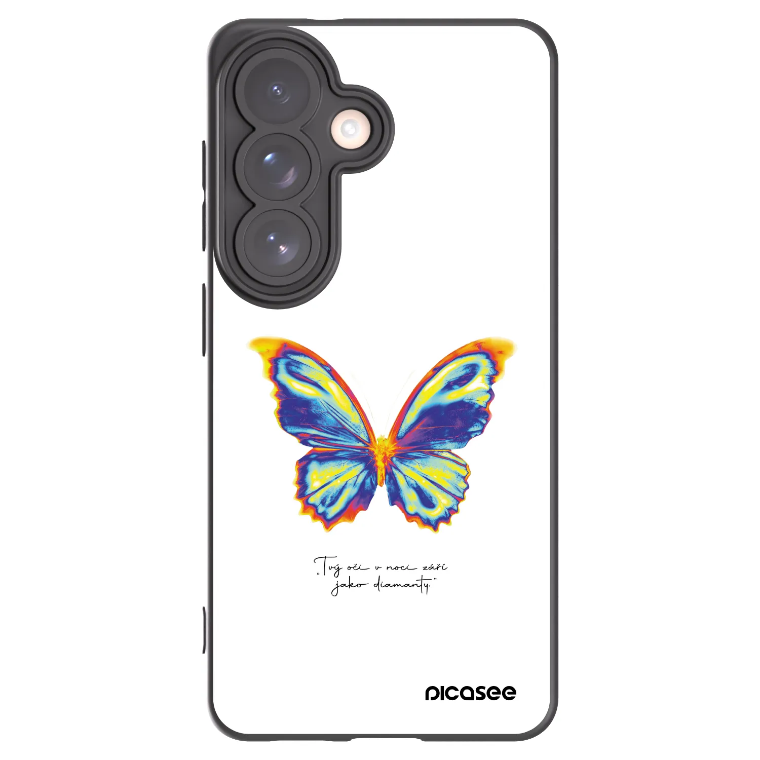 Picasee silikónový čierny obal pre Samsung Galaxy S26 - Diamanty White