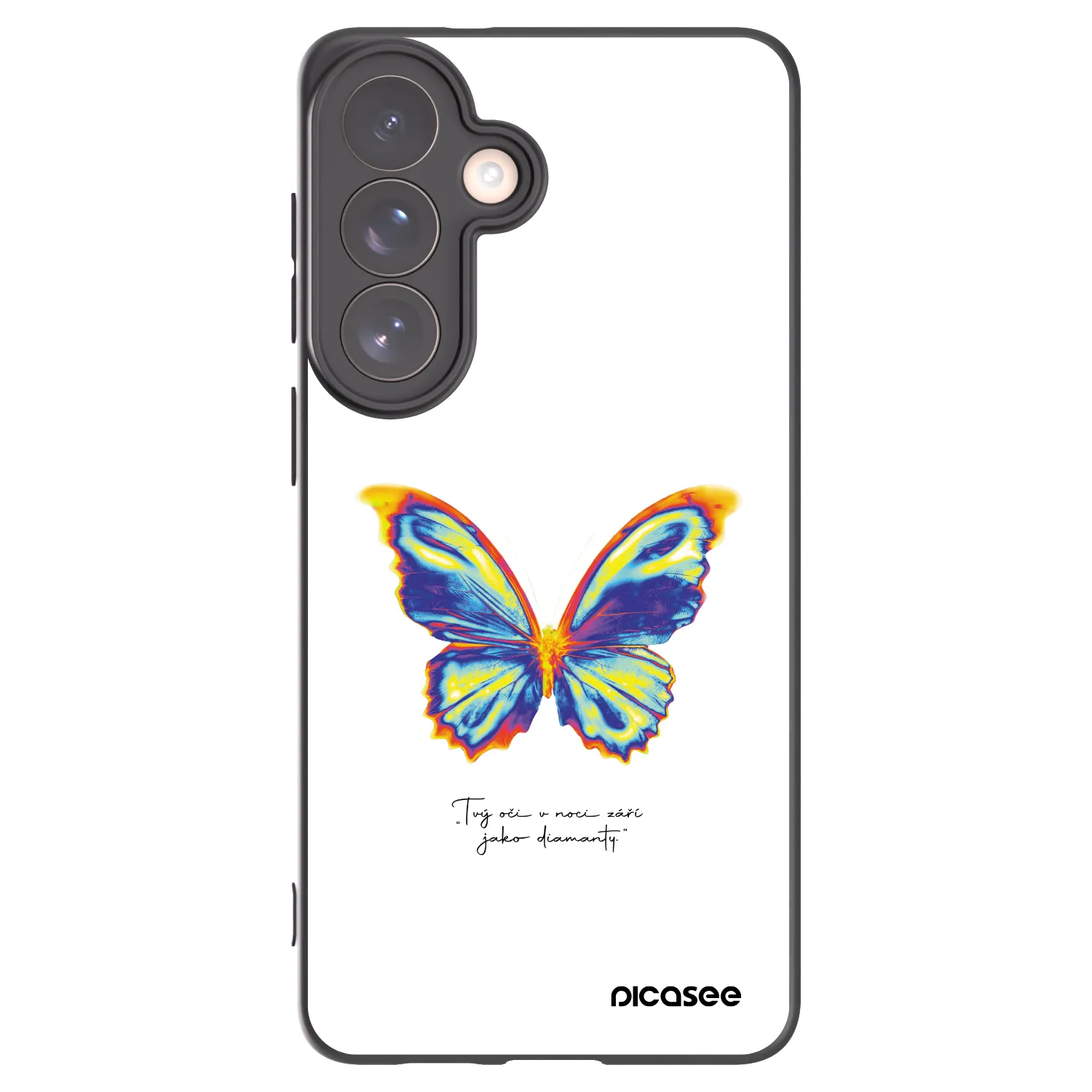 Picasee silikónový čierny obal pre Samsung Galaxy S26+ - Diamanty White