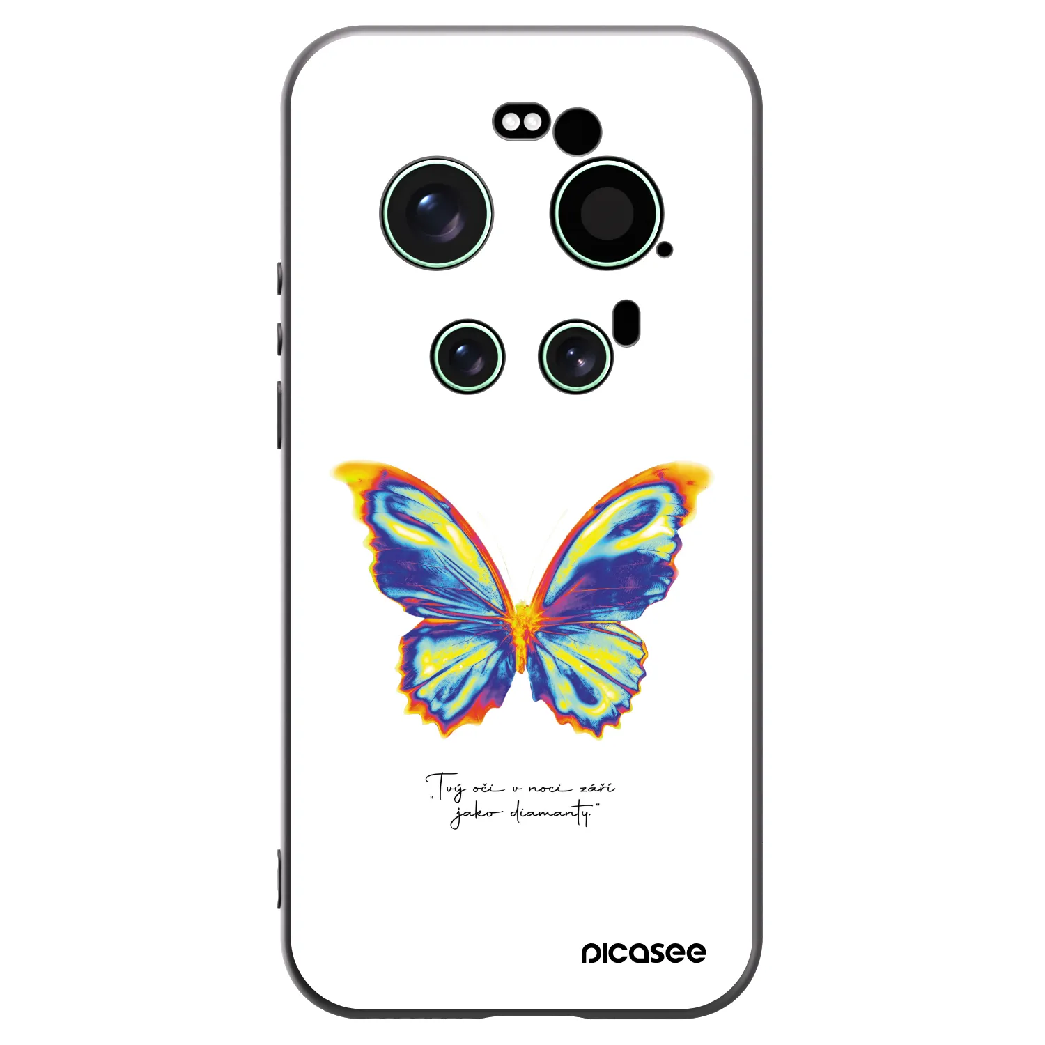 Picasee silikónový čierny obal pre Xiaomi 17 Ultra - Diamanty White