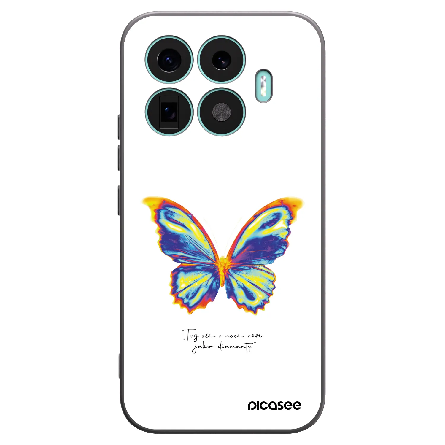 Picasee silikónový čierny obal pre Xiaomi 17T - Diamanty White