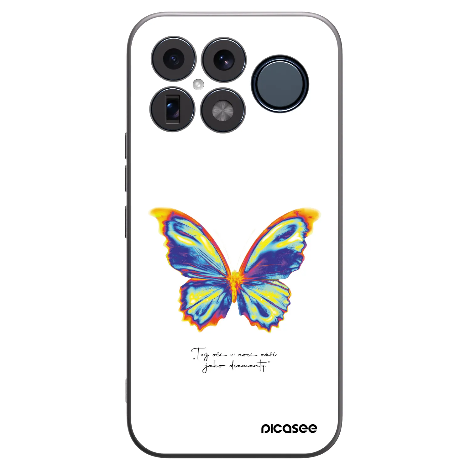 Picasee silikónový čierny obal pre Xiaomi Poco F8 Ultra - Diamanty White