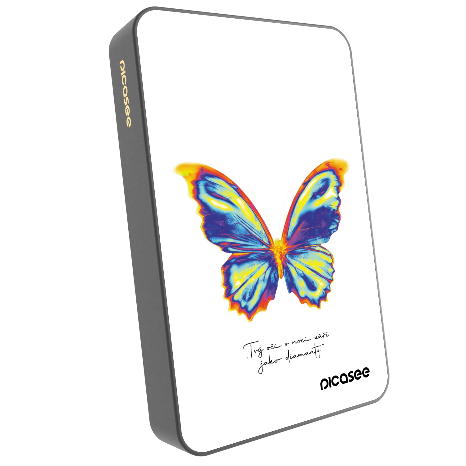 Picasee Powerbanka s MagSafe 10 000 mAh Šedá - Diamanty White