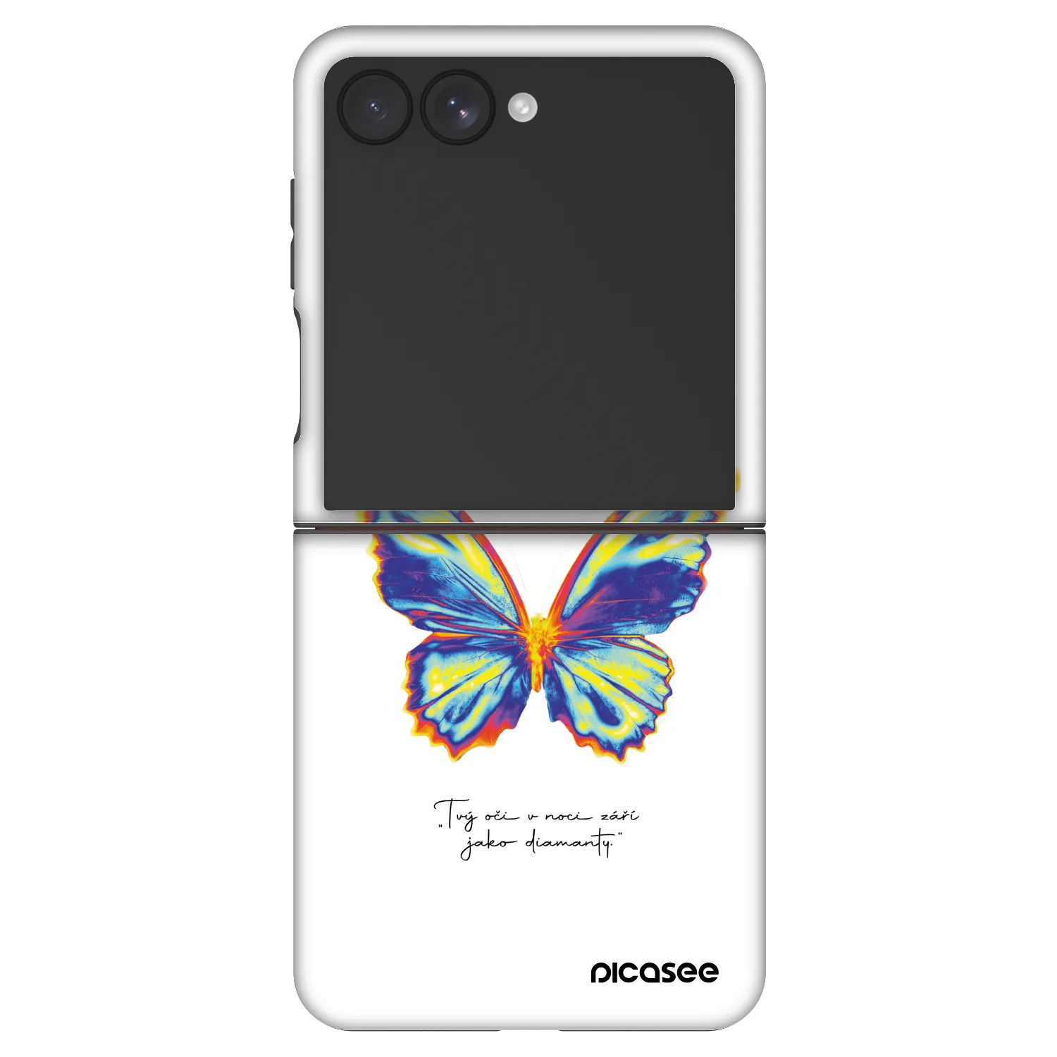 Picasee Fashion Case pre Samsung Galaxy Z Flip7 5G - Diamanty White