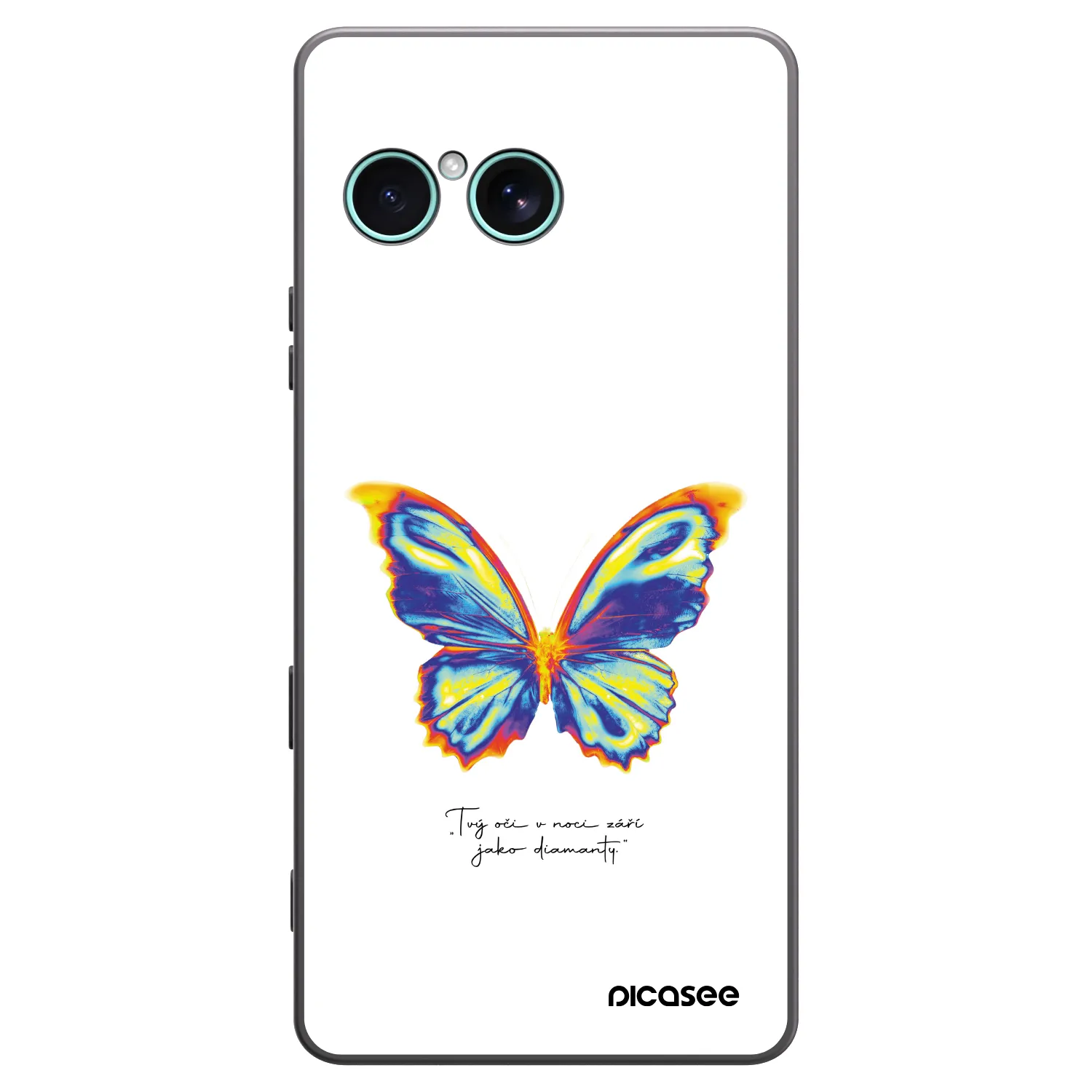 Picasee silikónový čierny obal pre Sony Xperia 10 VII - Diamanty White
