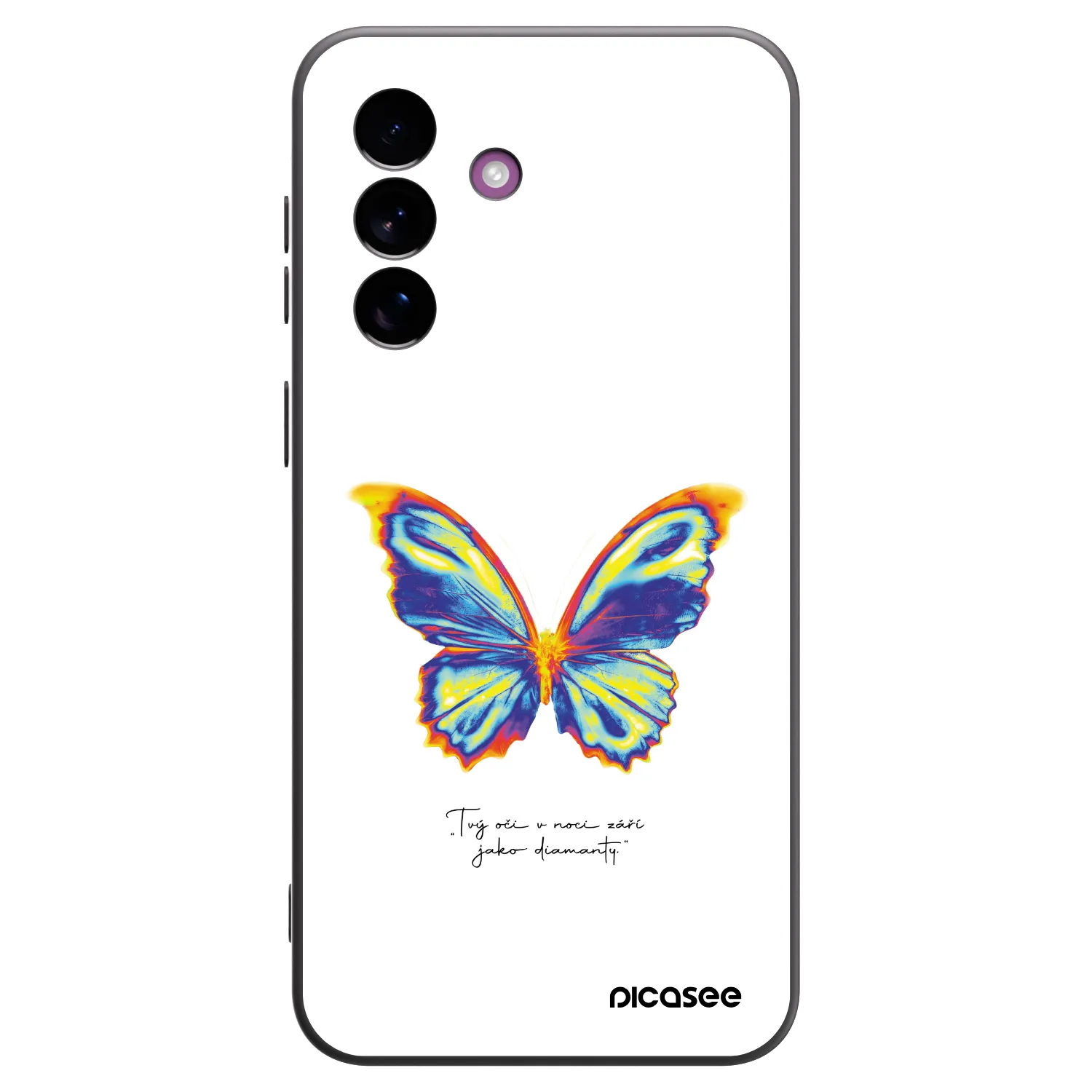 Picasee silikónový čierny obal pre Samsung Galaxy A37 - Diamanty White