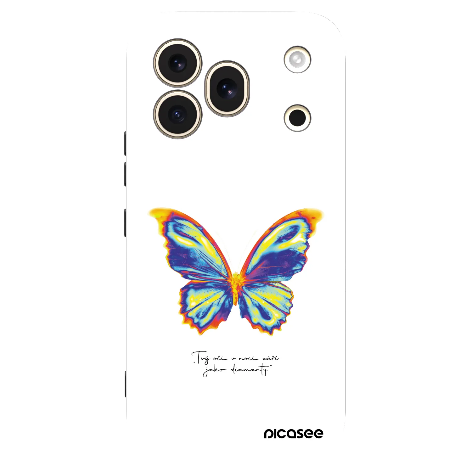 Picasee silikónový čierny obal pre Honor 600 Pro - Diamanty White