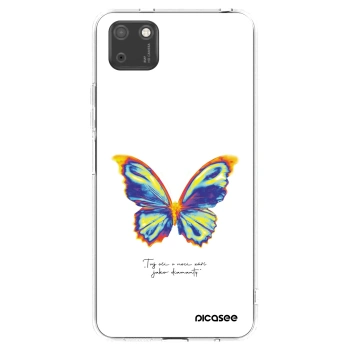 Picasee silikónový prehľadný obal pre Huawei Y5P - Diamanty White