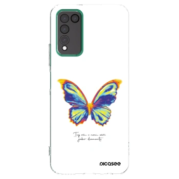 Picasee silikónový prehľadný obal pre Honor 10X Lite - Diamanty White