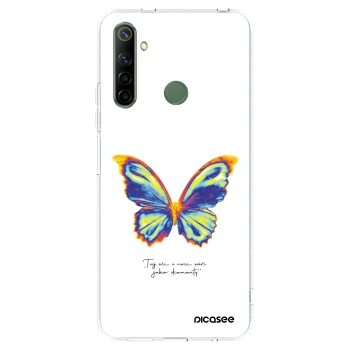 Picasee silikónový prehľadný obal pre Realme 6i - Diamanty White
