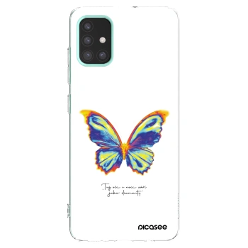 Picasee silikónový prehľadný obal pre Samsung Galaxy M31s - Diamanty White
