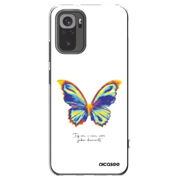 Picasee silikónový prehľadný obal pre Xiaomi Redmi Note 10 - Diamanty White