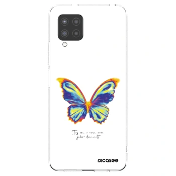 Picasee silikónový prehľadný obal pre Samsung Galaxy A42 A426B - Diamanty White
