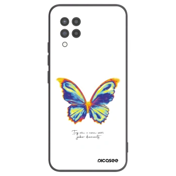 Picasee silikónový čierny obal pre Samsung Galaxy A42 A426B - Diamanty White