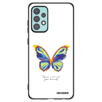 Picasee silikónový čierny obal pre Samsung Galaxy A72 A725F - Diamanty White
