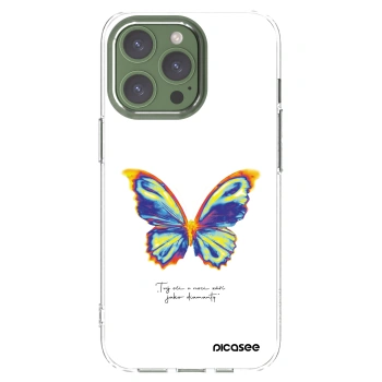 Picasee silikónový prehľadný obal pre Apple iPhone 13 Pro - Diamanty White